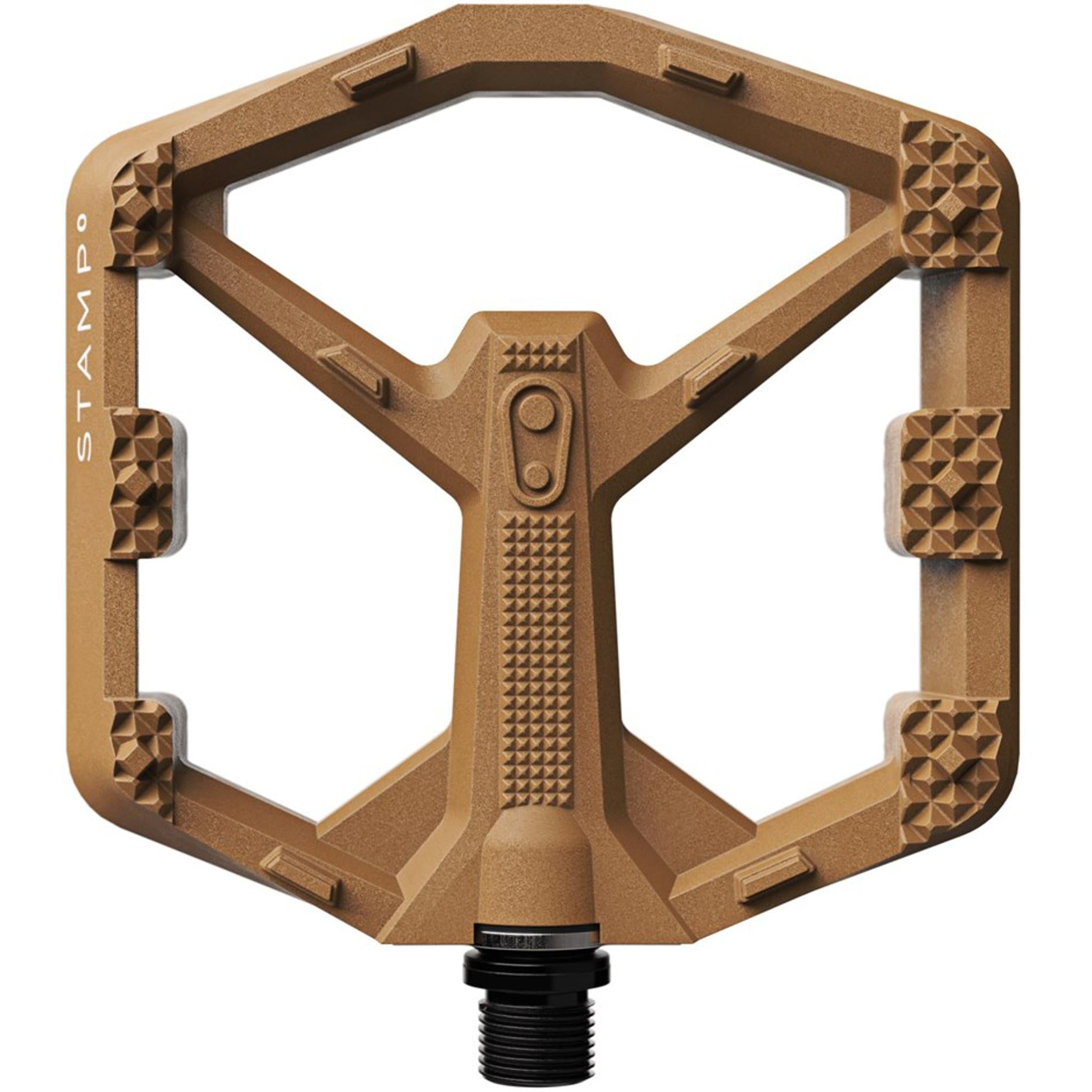 Crankbrothers Stamp 0 Small Flat MTB Pedals Brown