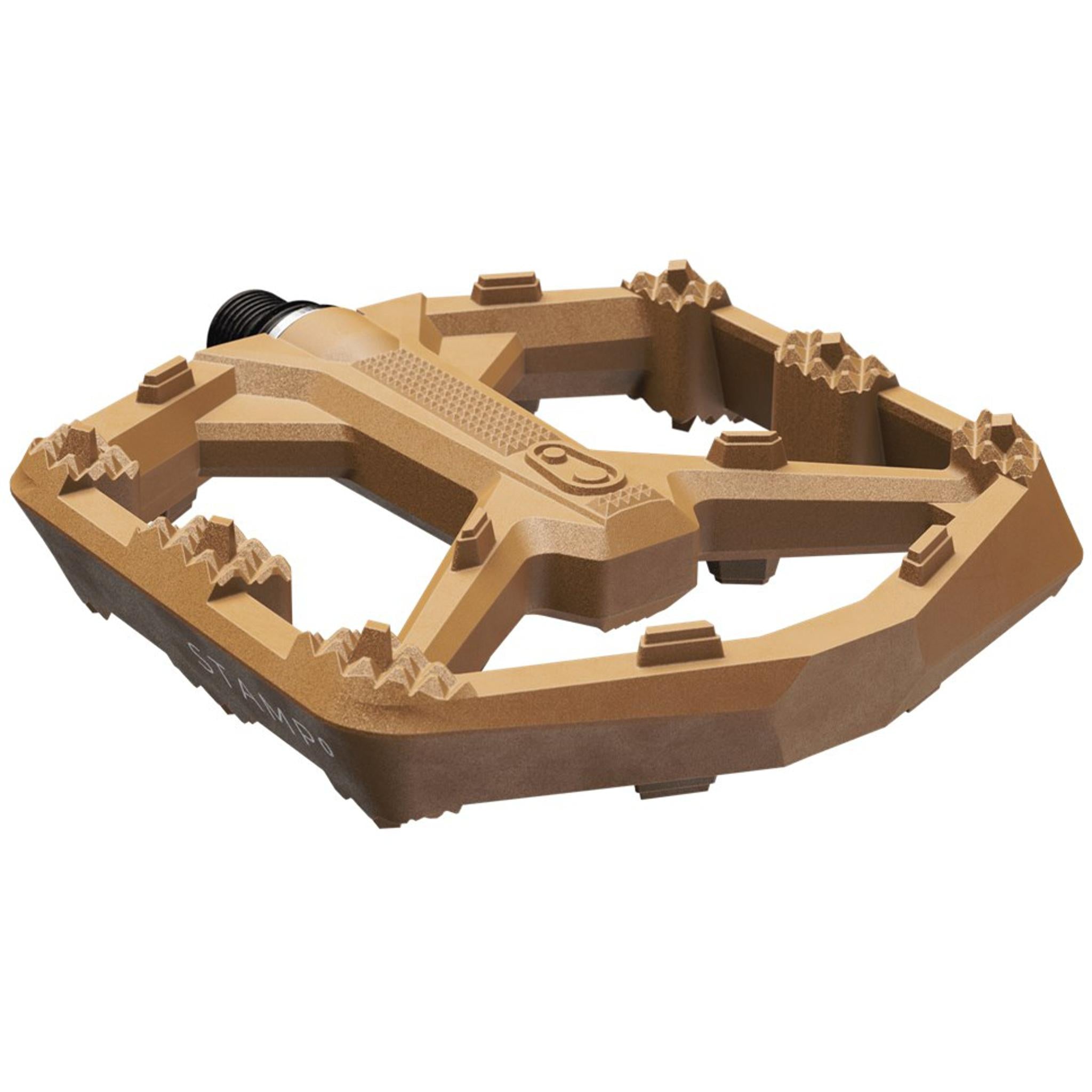 Crankbrothers Stamp 0 Small Flat MTB Pedals Brown