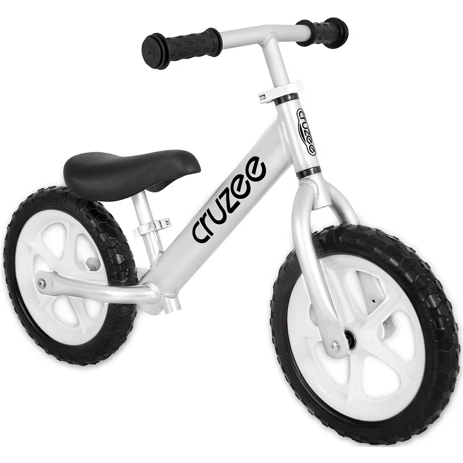 Cruzee 12'' Balance Bike Silver