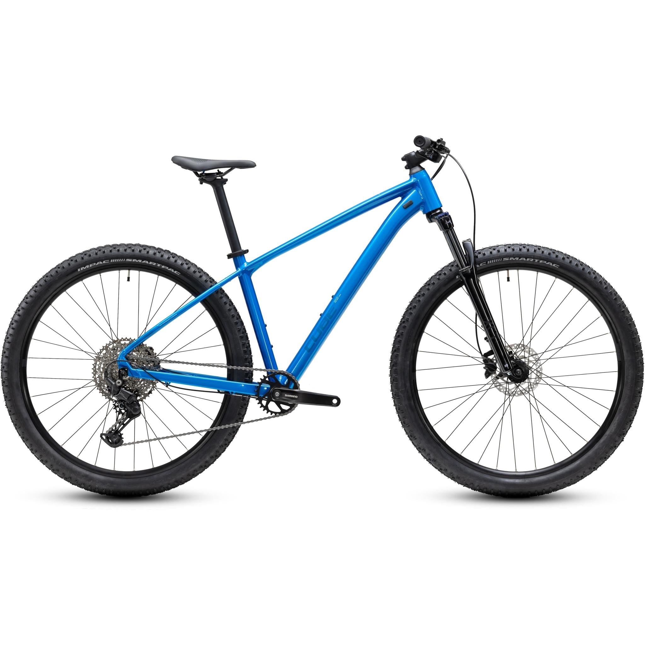 Cube Aim Pro Hardtail Mountain Bike Topasblue'n'Blue
