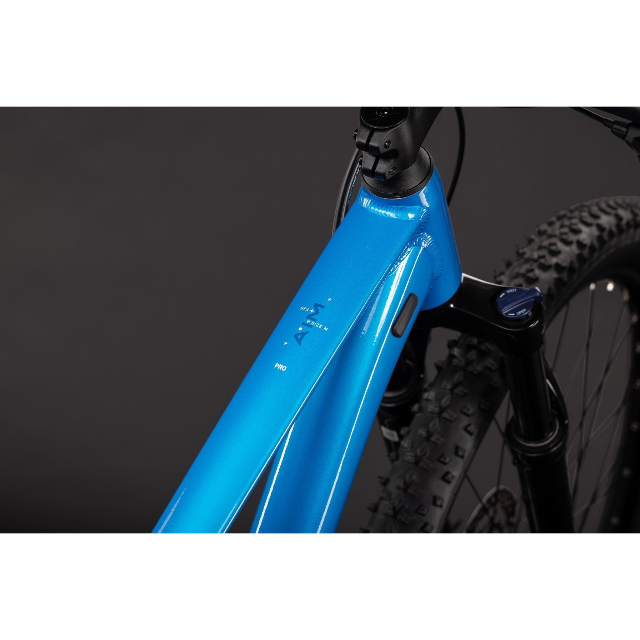 Cube Aim Pro Hardtail Mountain Bike Topasblue'n'Blue