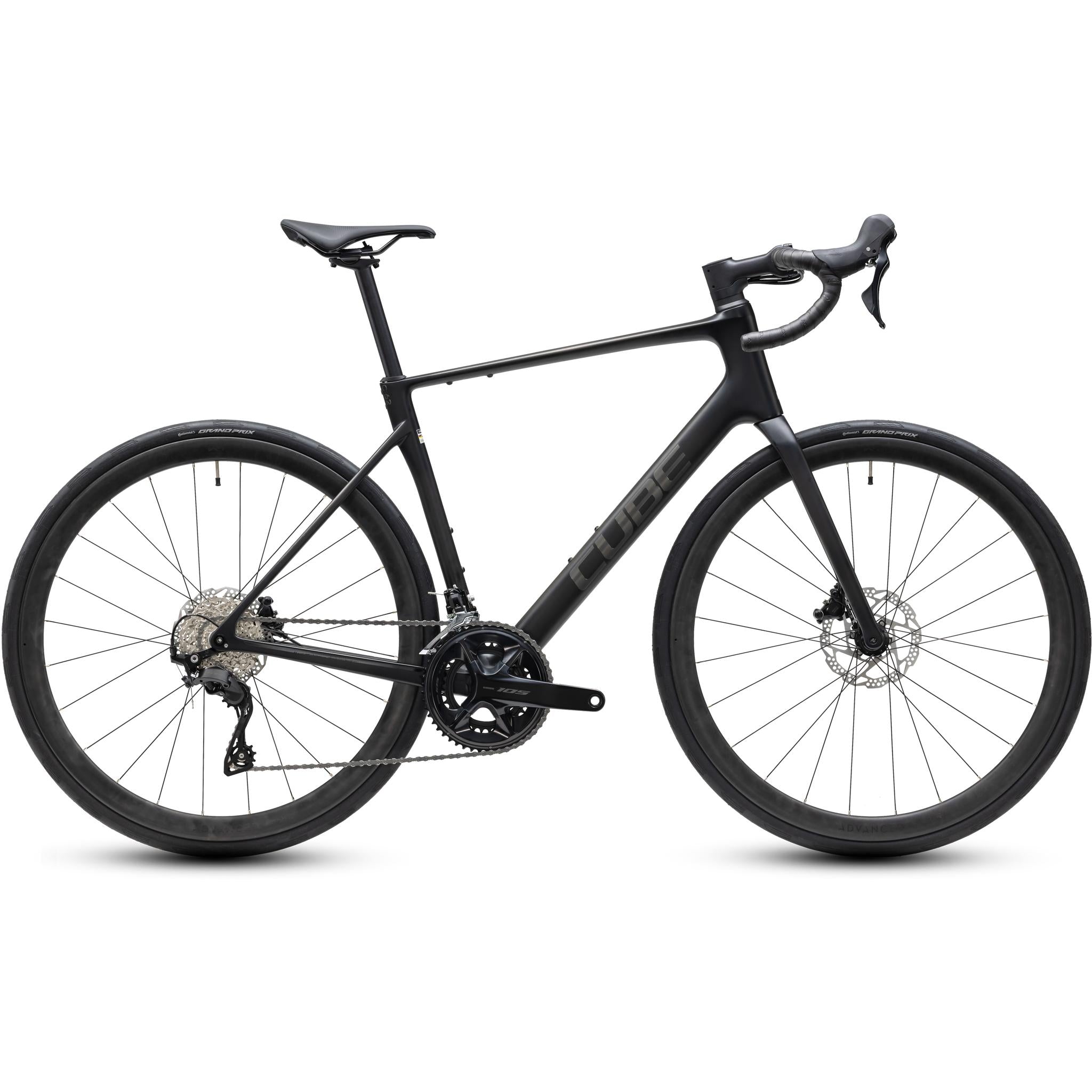 Cube Attain C:62 Race Road Bike Carbon'n'Coal Chrome