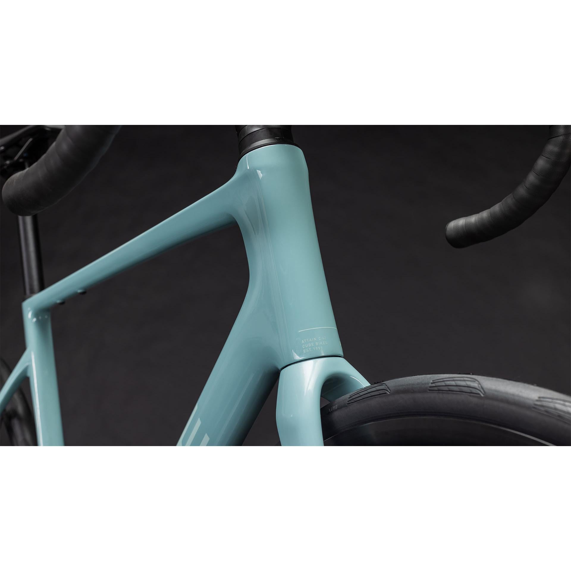 Cube Attain C:62 Race Road Bike Skylightblue'n'Cyan