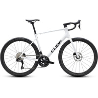 Cube Attain C:62 SLX Road Bike Metallic White'n'Black