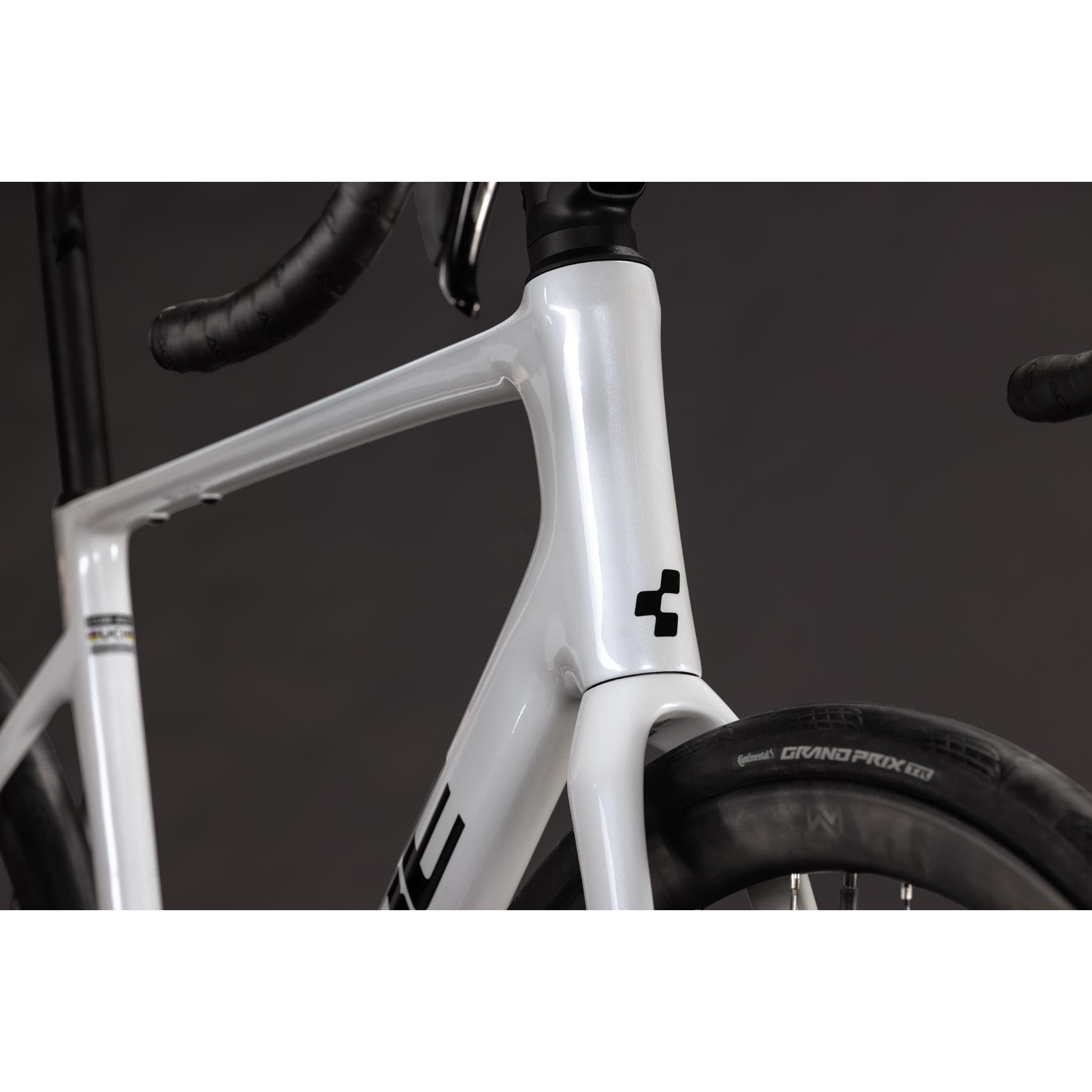 Cube Attain C:62 SLX Road Bike Metallic White'n'Black