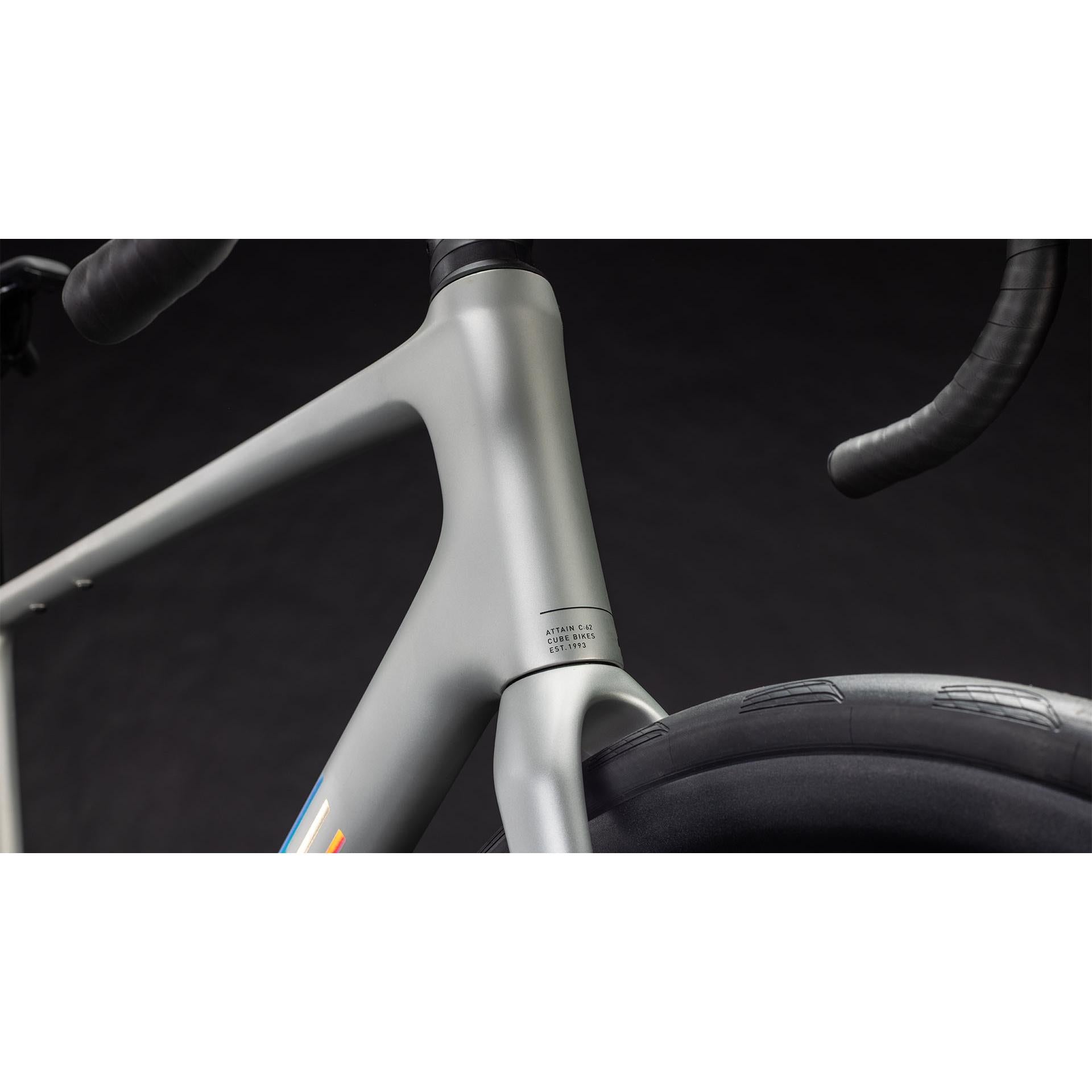 Cube Attain C:62 SLX Road Bike Sleekgrey'n'Prism