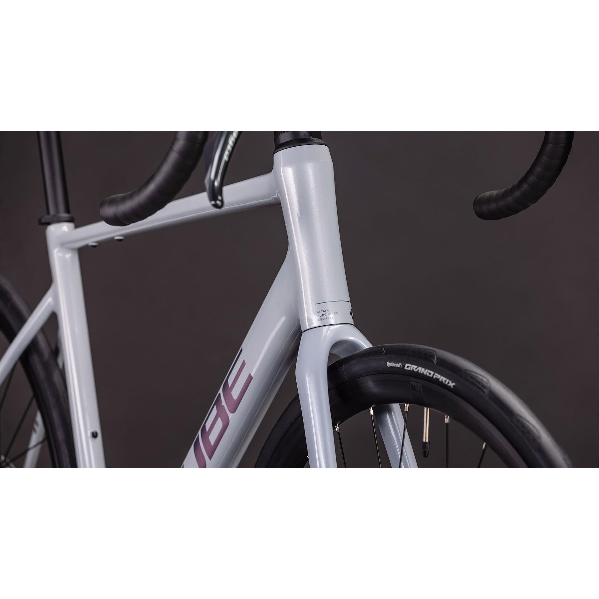 Cube Attain Race Road Bike Foggrey'n'Shift