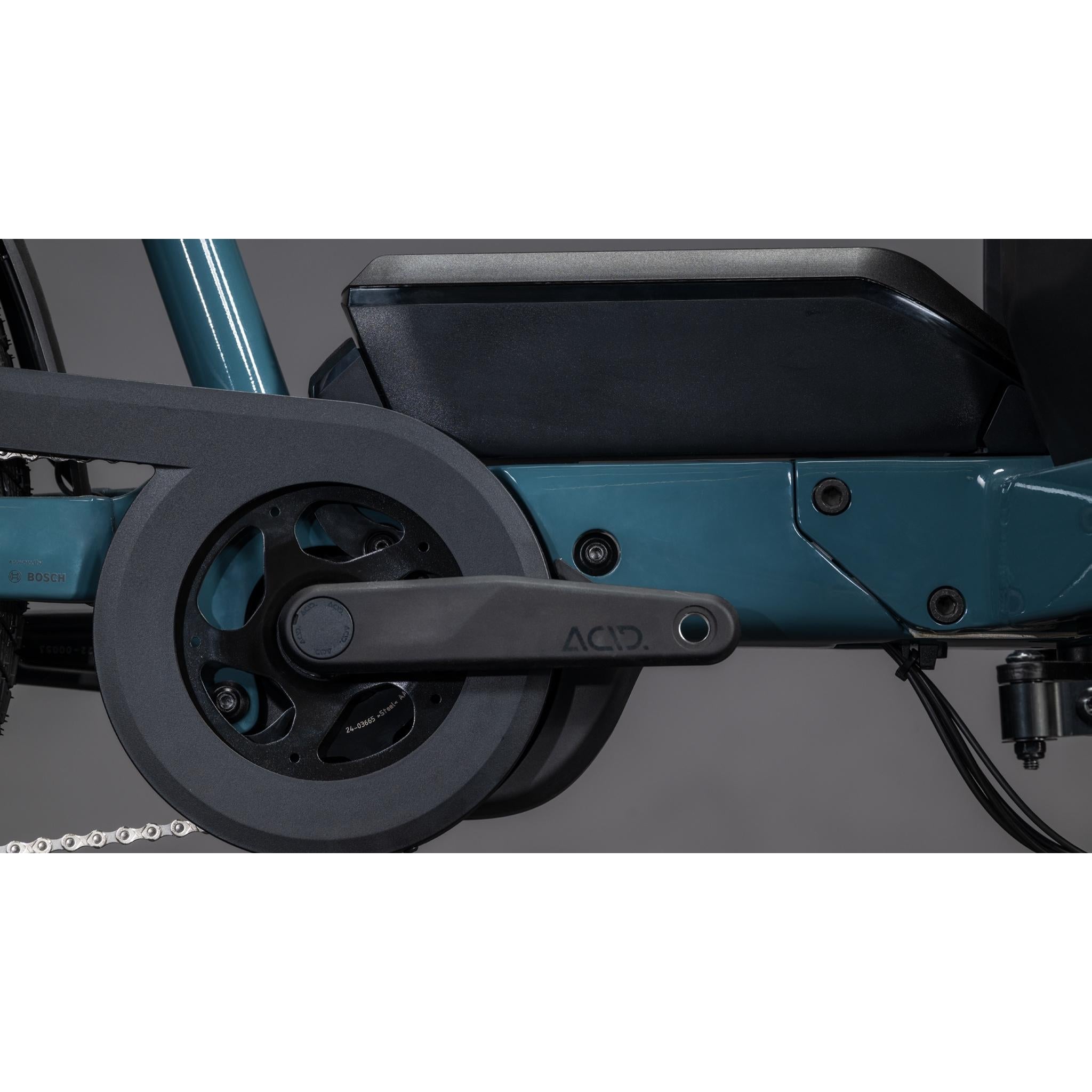 Cube Cargo Hybrid 800 Electric Cargo Bike Storm'n'Reflex