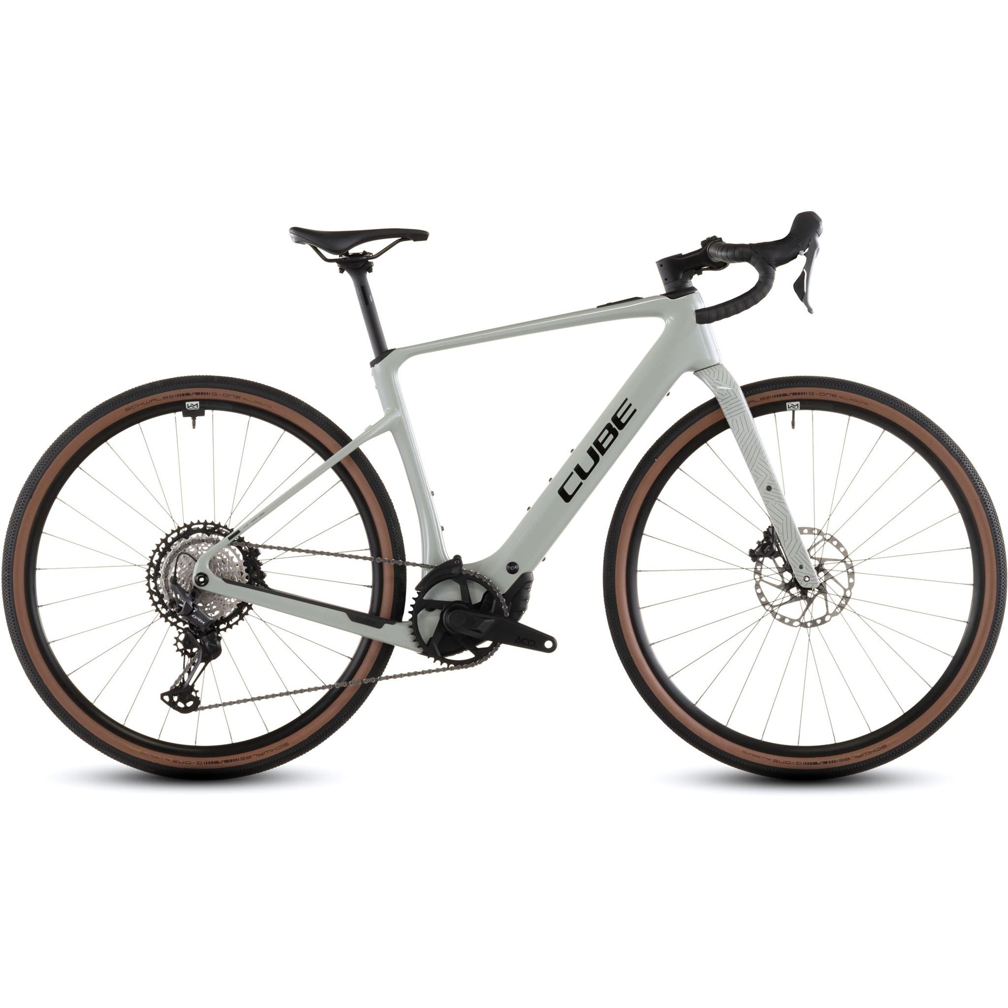 Cube Nuroad Hybrid C:62 Race 400X Electric Gravel Bike Reedbeige'n'Black