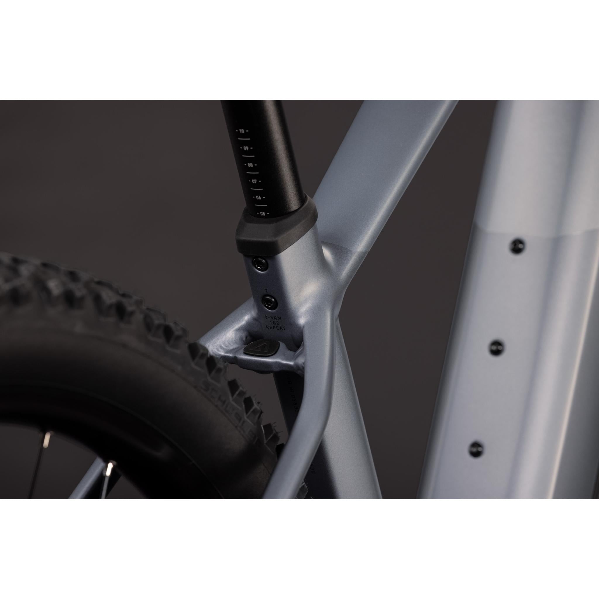 Cube Reaction Hybrid Performance 720 Electric Hardtail Mountain Bike Ash Grey'n'Prism