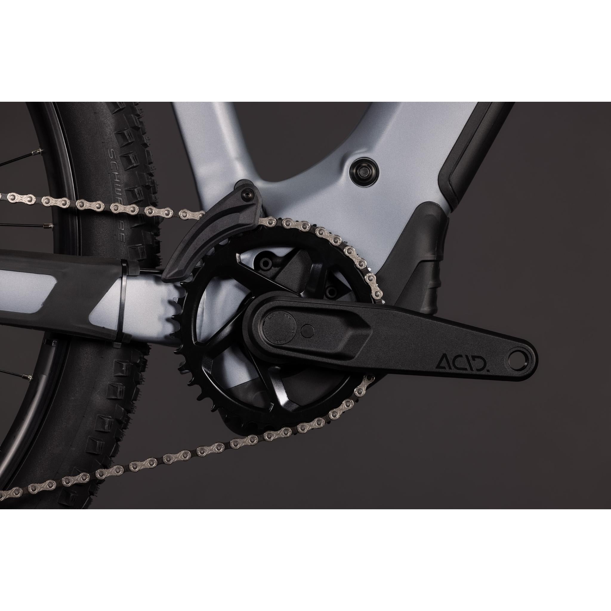Cube Reaction Hybrid Performance 720 Electric Hardtail Mountain Bike Ash Grey'n'Prism