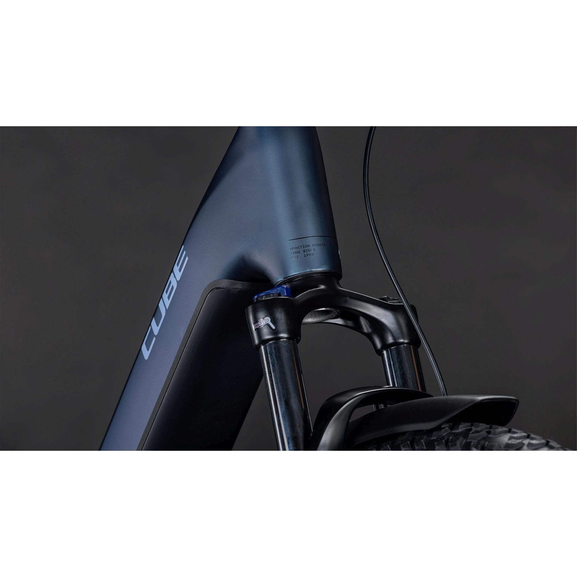 Cube Reaction Hybrid Performance Easy Entry 600 FE Electric Hardtail Mountain Bike Indigoblue'n'Reflex