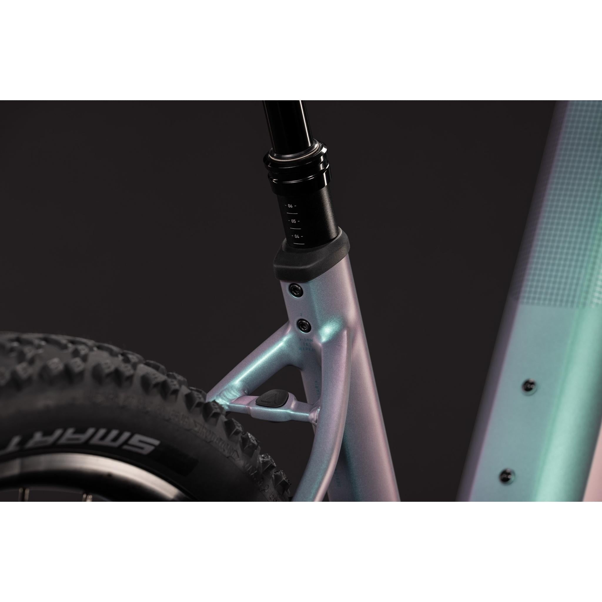 Cube Reaction Hybrid Pro EE 800 Electric Hardtail Mountain Bike Polar Light'n'Black