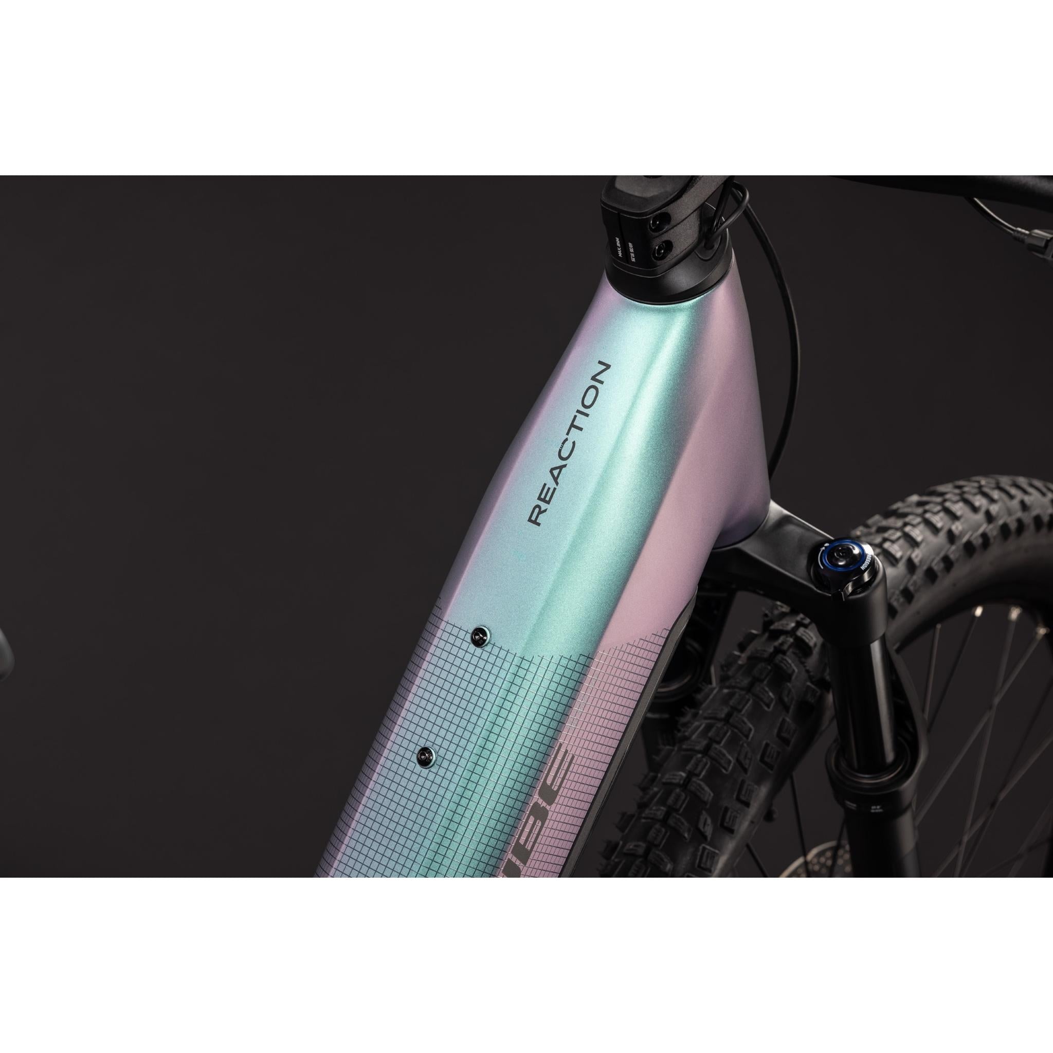 Cube Reaction Hybrid Pro EE 800 Electric Hardtail Mountain Bike Polar Light'n'Black