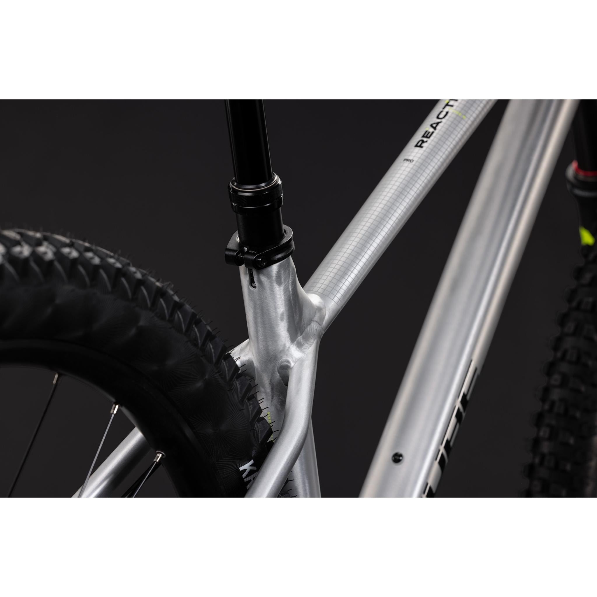 Cube Reaction TM Pro Hardtail Mountain Bike Raw'n'Black