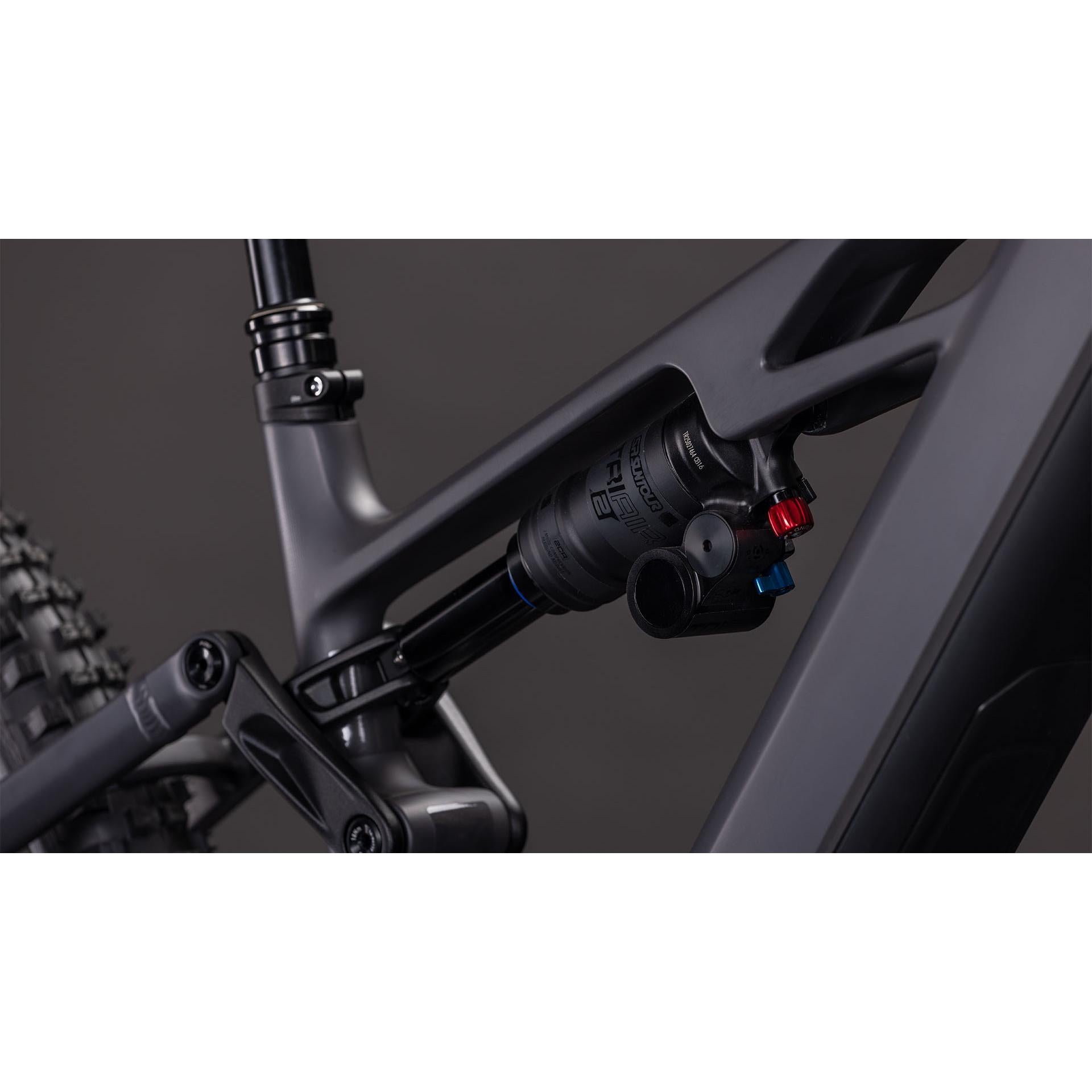 Cube Stereo Hybrid ONE77 HPC Race 800 Electric Enduro Bike Irongrey'n'black
