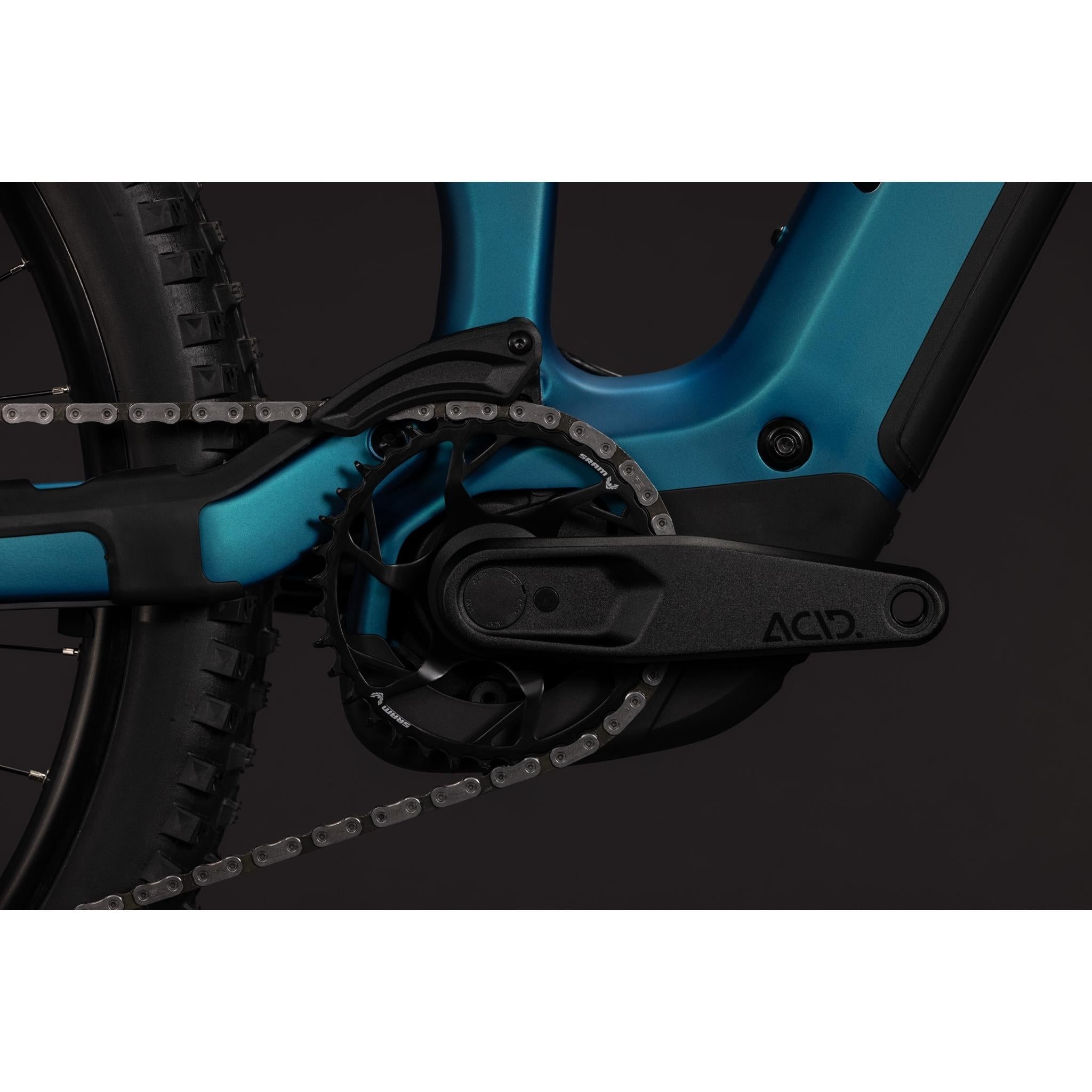 Cube Stereo Hybrid ONE77 HPC Race 800 Electric Enduro Bike Metallic Petrol'n'Black