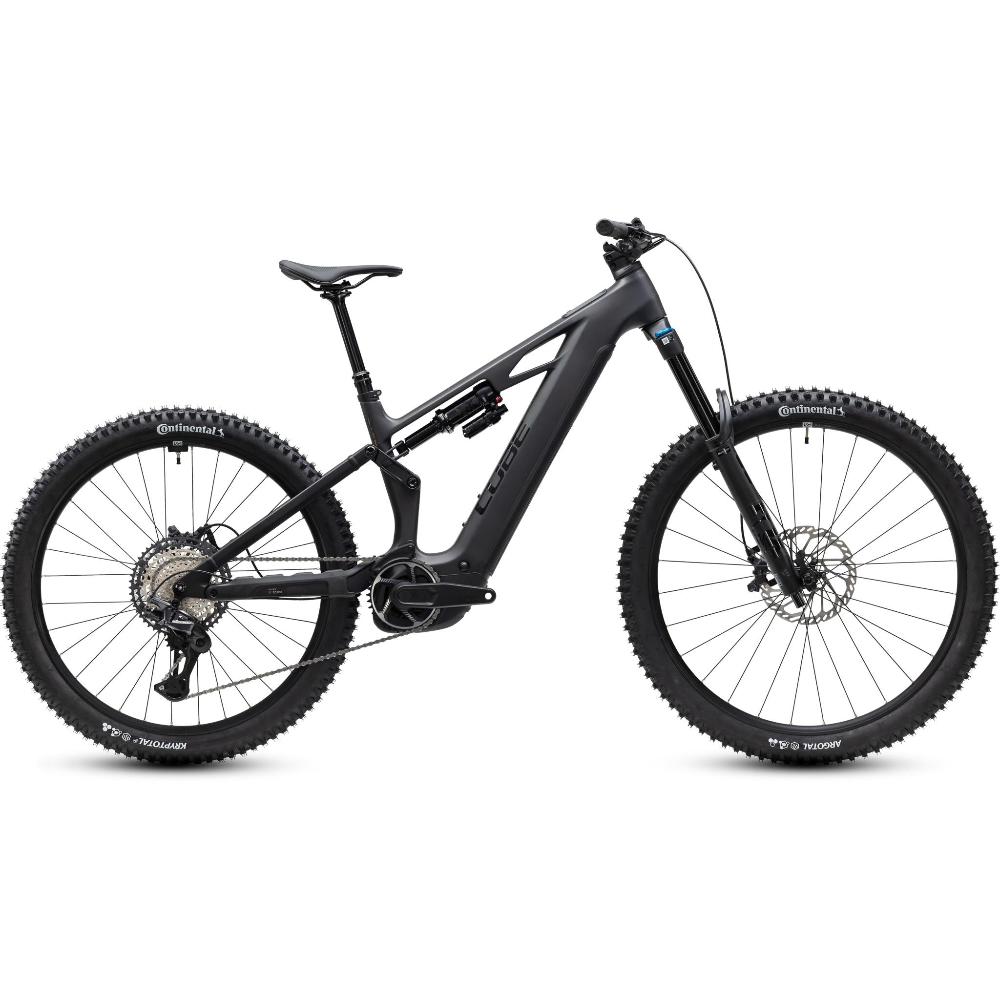 Cube Stereo Hybrid ONE77 HPC SLX 800 Electric Enduro Bike Blackline