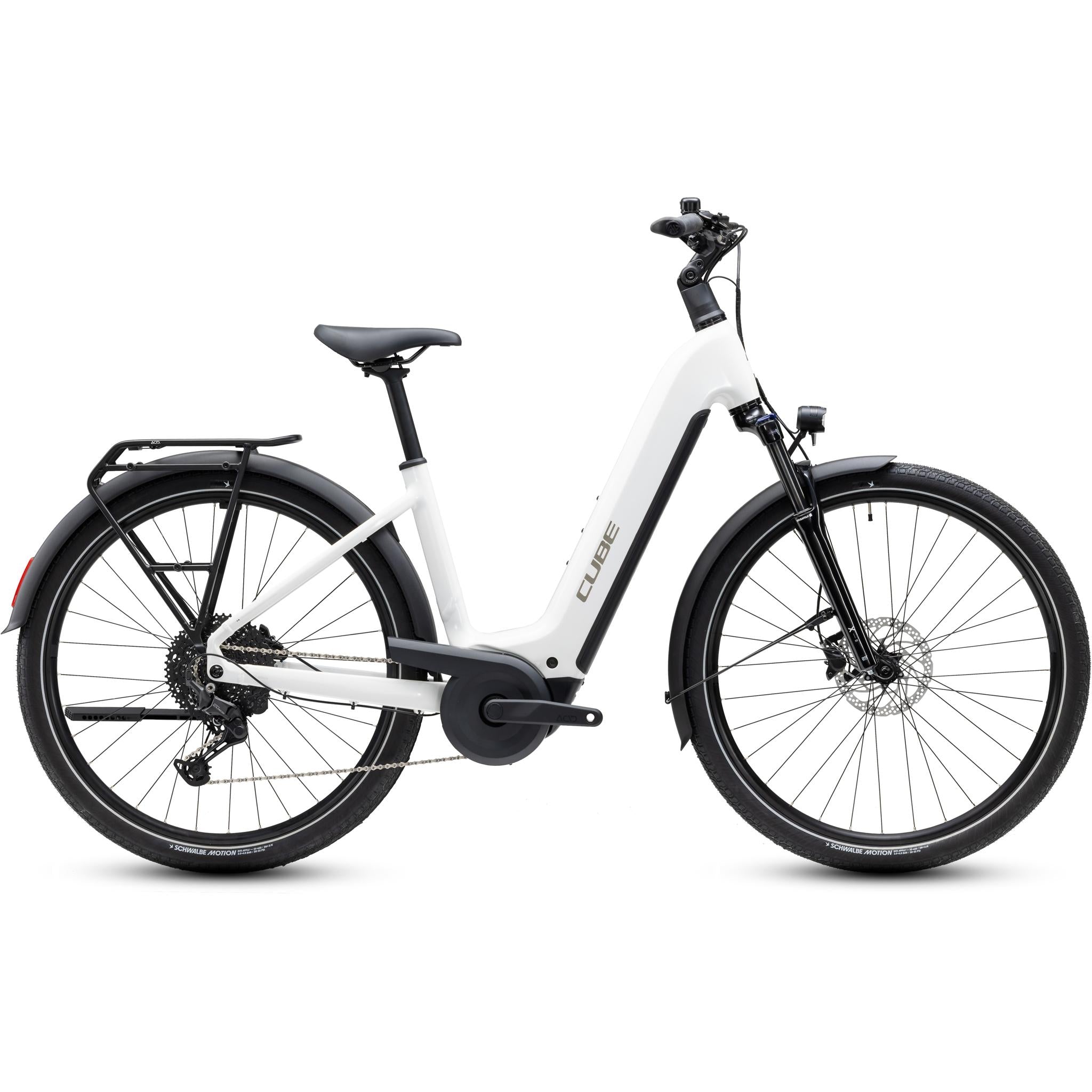 Cube Touring Hybrid ONE EE 720 Electric Hybrid Bike Metallic White'n'Chrome