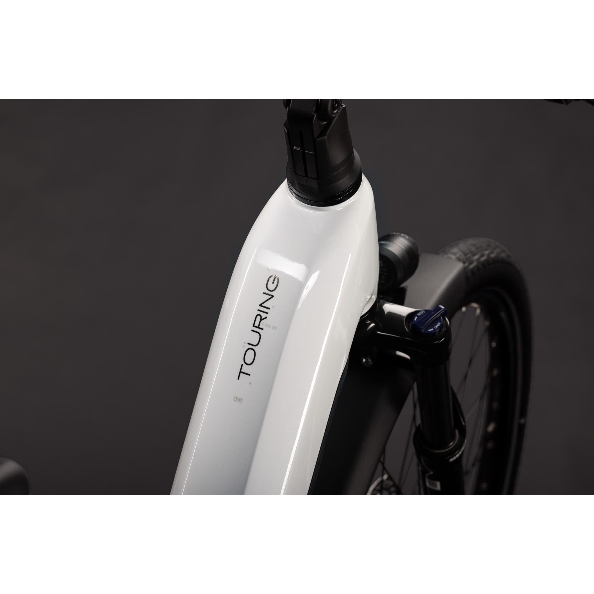 Cube Touring Hybrid ONE EE 720 Electric Hybrid Bike Metallic White'n'Chrome