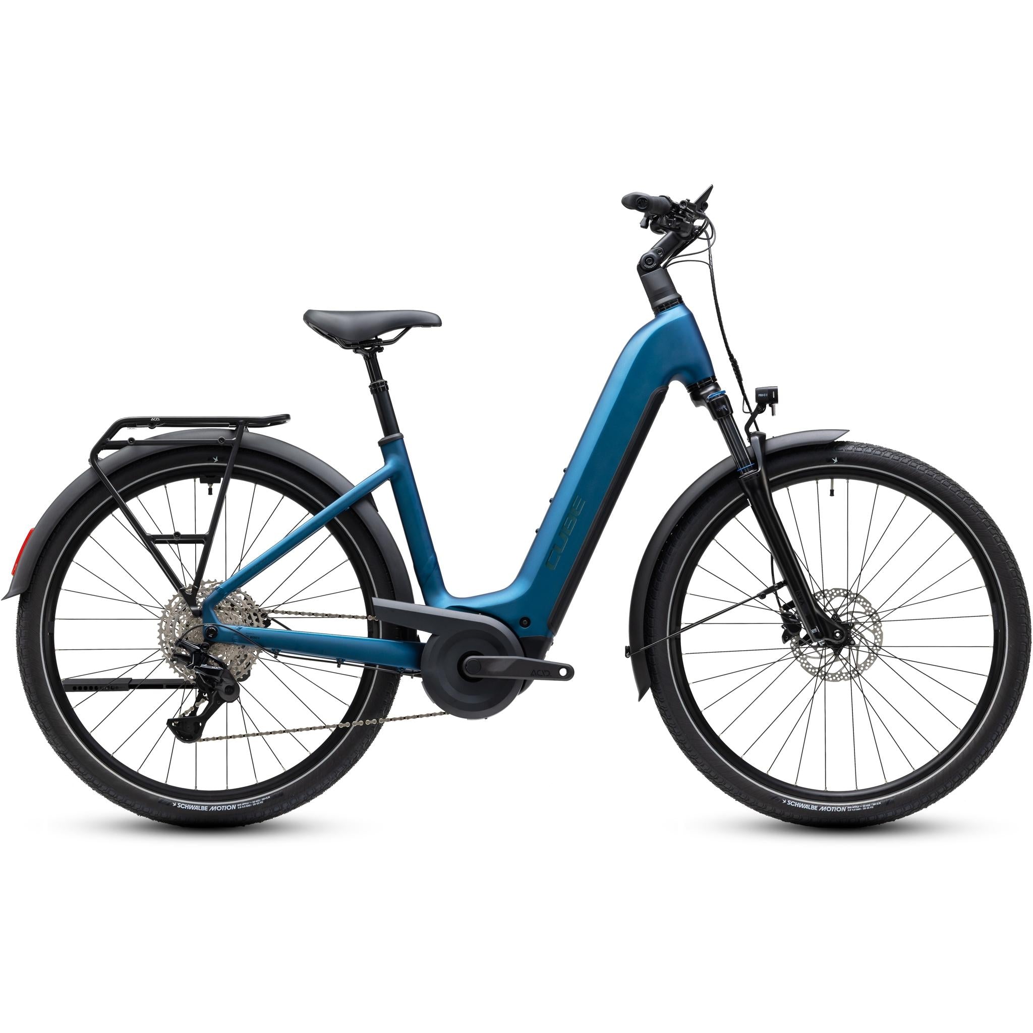 Cube Touring Hybrid Pro EE 800 Electric Hybrid Bike Electric Blue'n'Prism