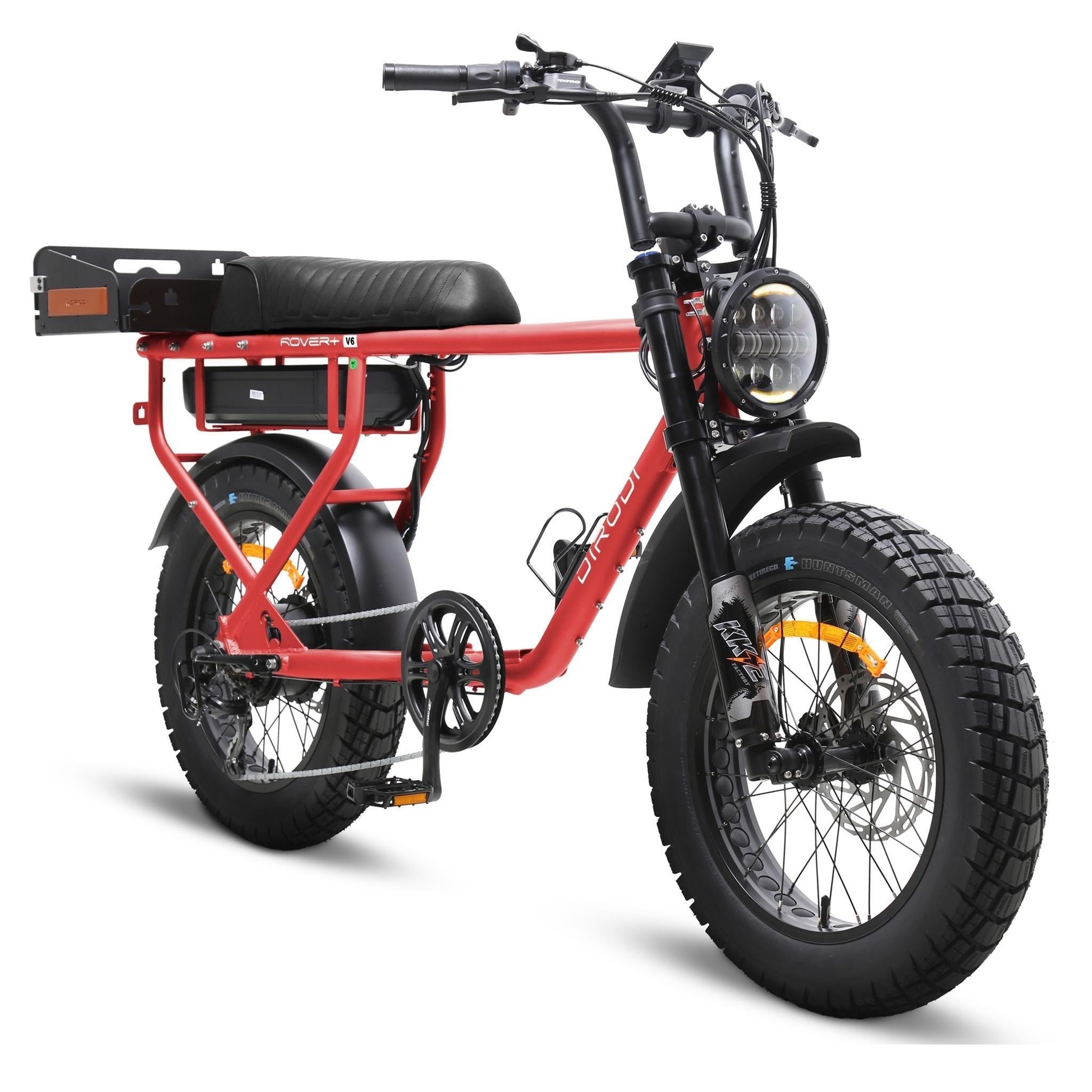 DiroDi Rover Plus Gen 6 250W Electric Fat Bike Matte Red