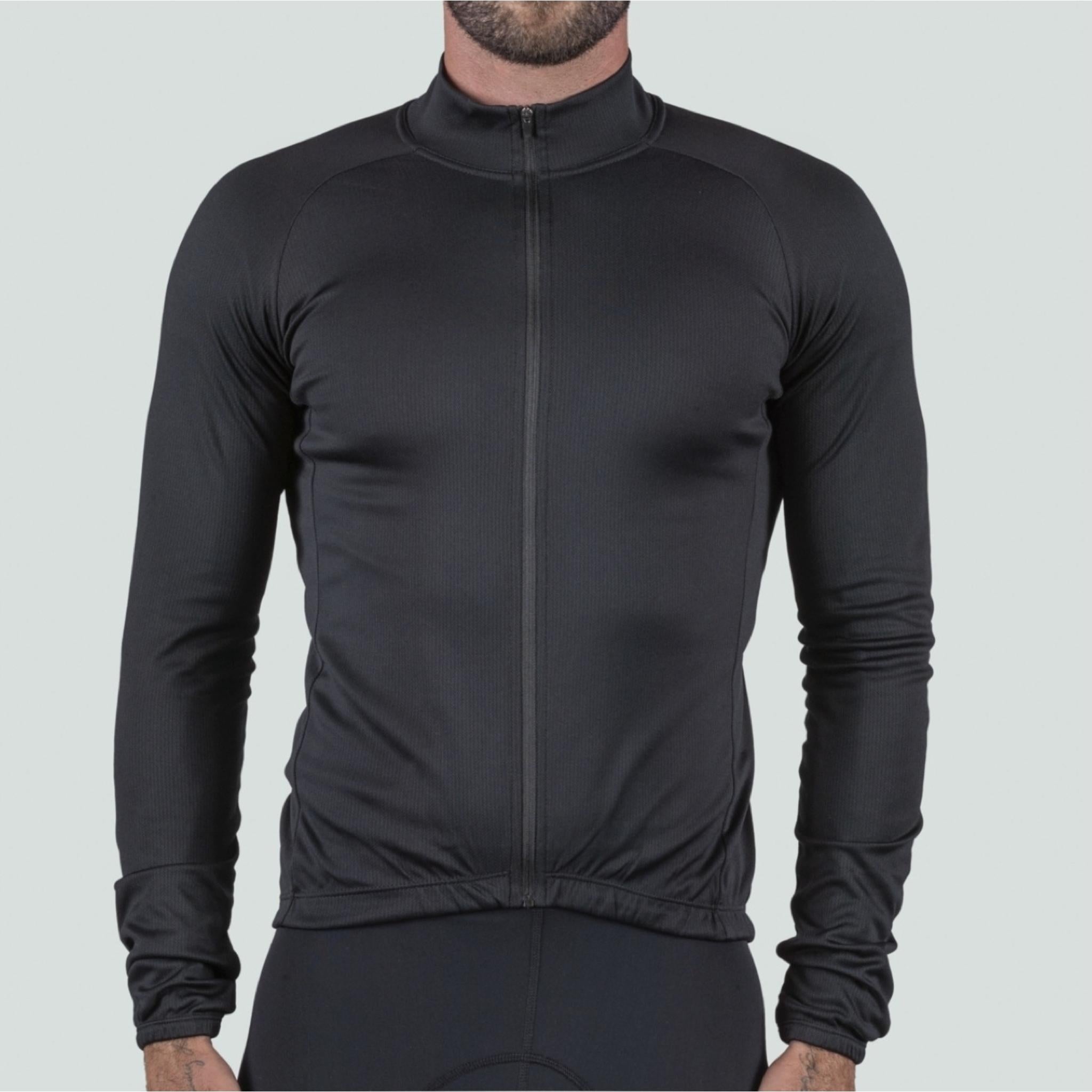Draft Men's Long Sleeve Jersey Black Medium