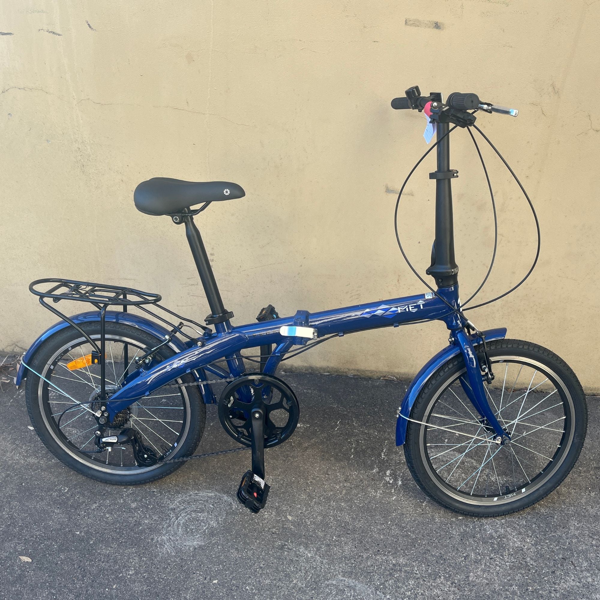 EX-DEMO Pedal Met Folding Bike Dark Blue UNI