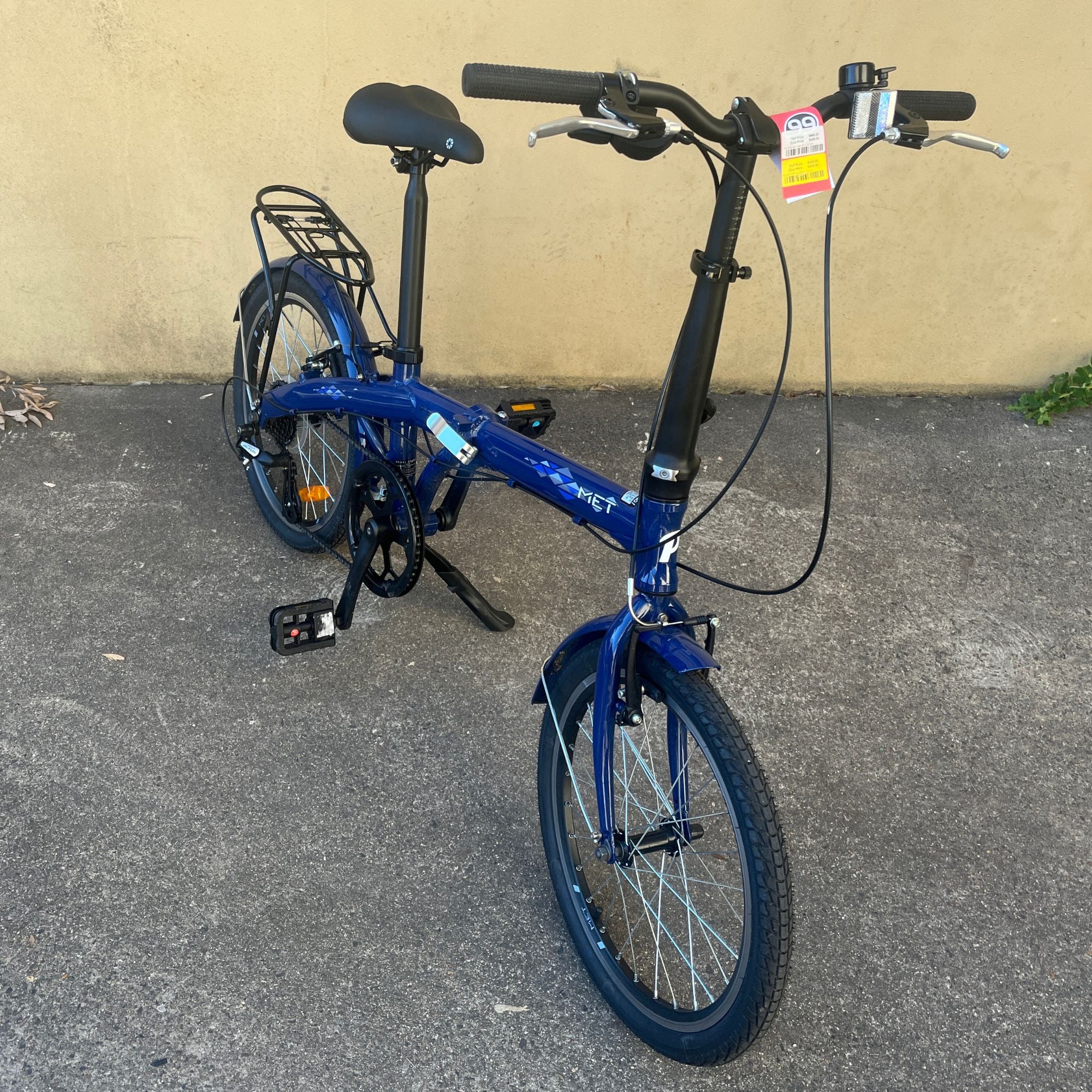 EX-DEMO Pedal Met Folding Bike Dark Blue UNI