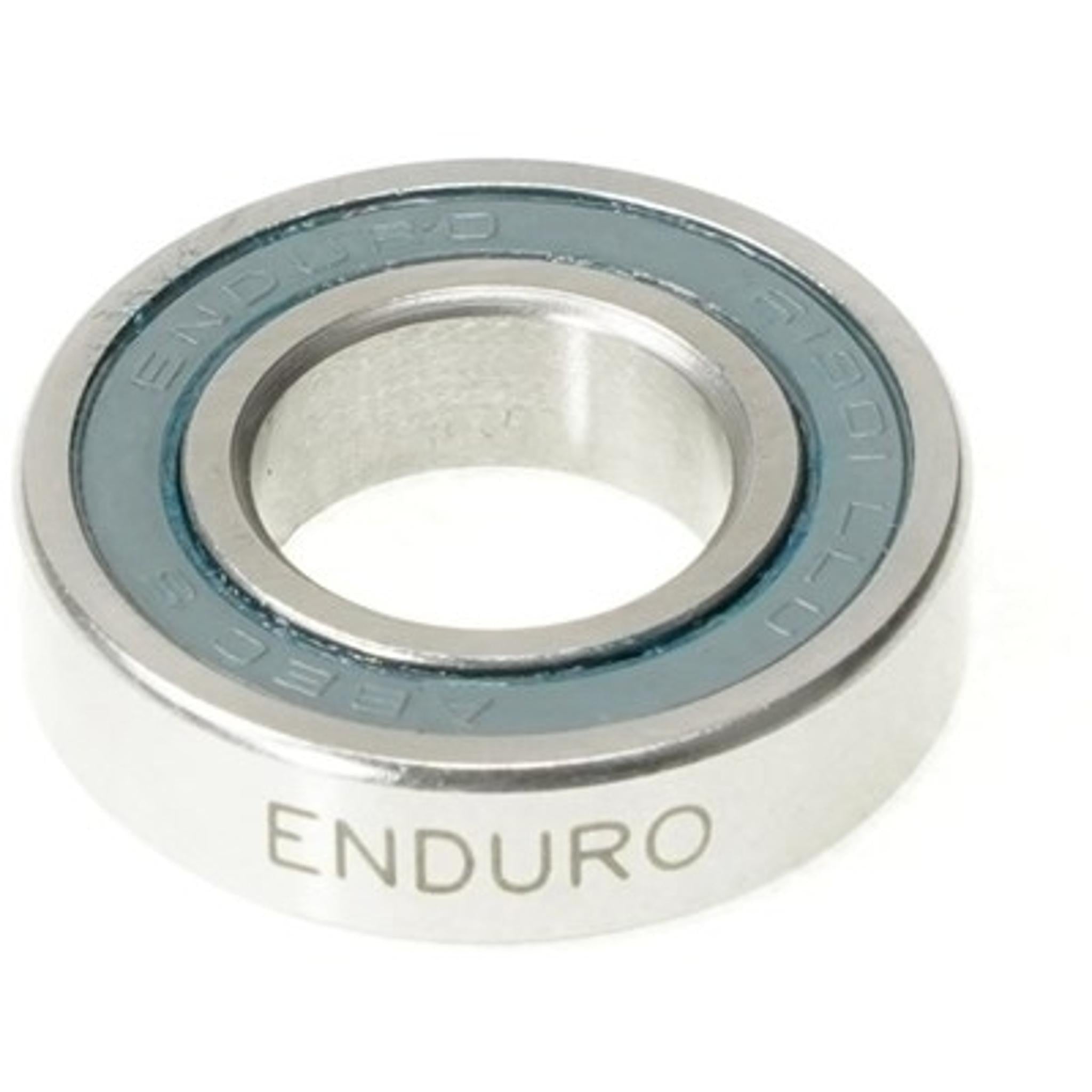 Enduro 61901 LLU/LLB ABEC-5 Radial Hub Bearing 12 x 24 x 6mm Silver