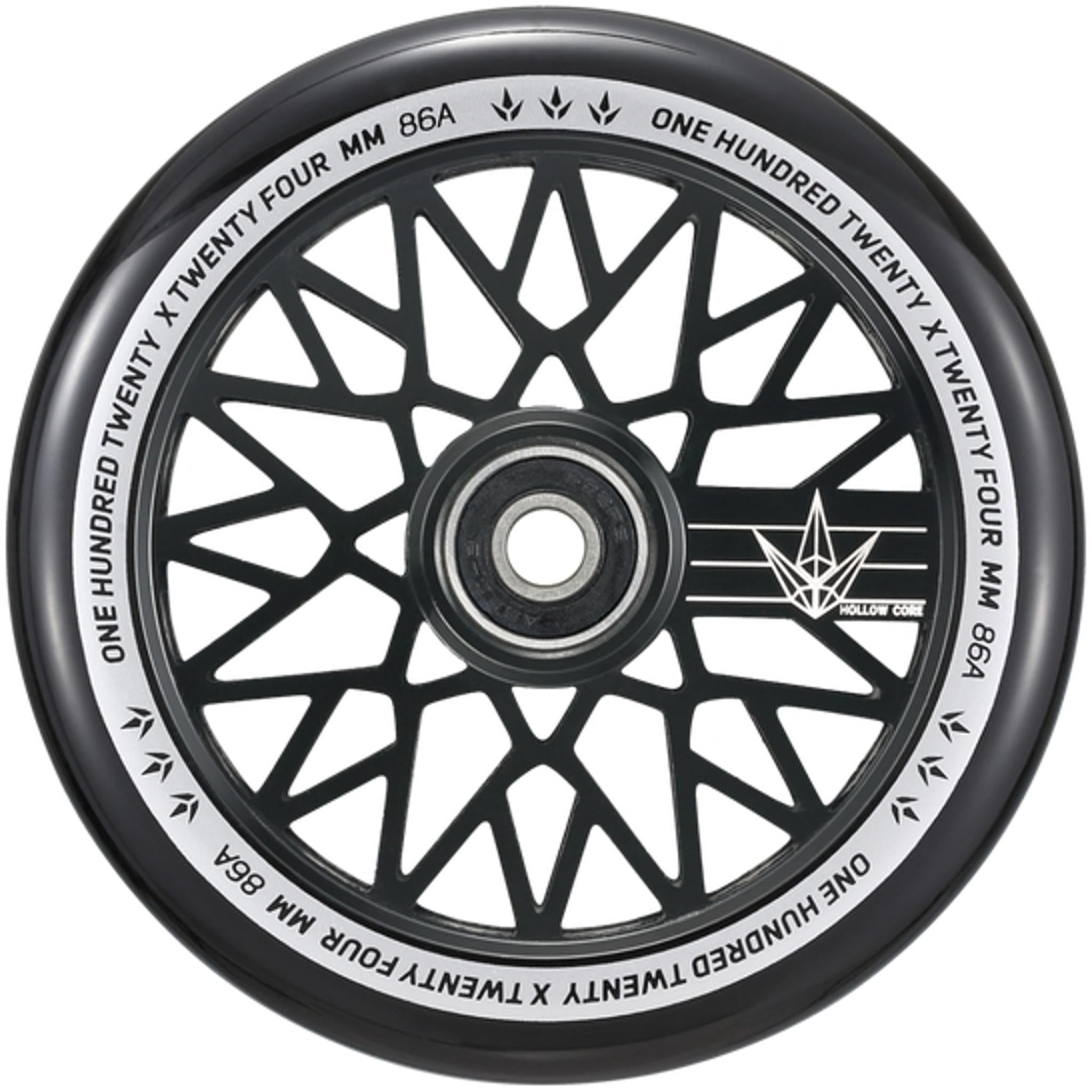 Envy Hollowcore Diamond Scooter Wheel 120x24mm Black/Black