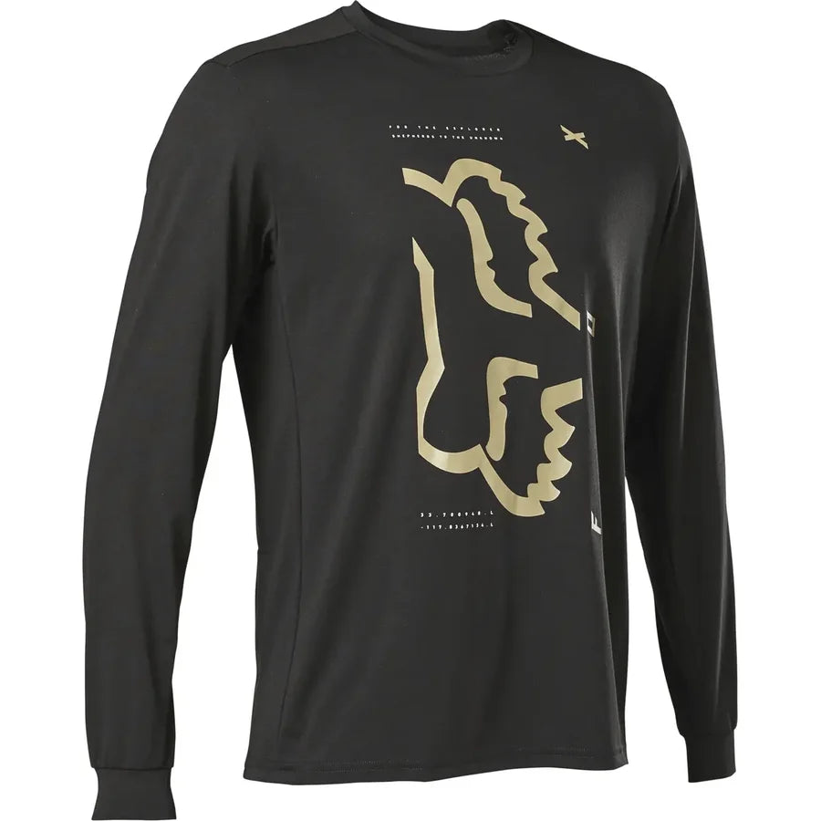 Fox Ranger Drirelease Long Sleeve MTB Jersey Black