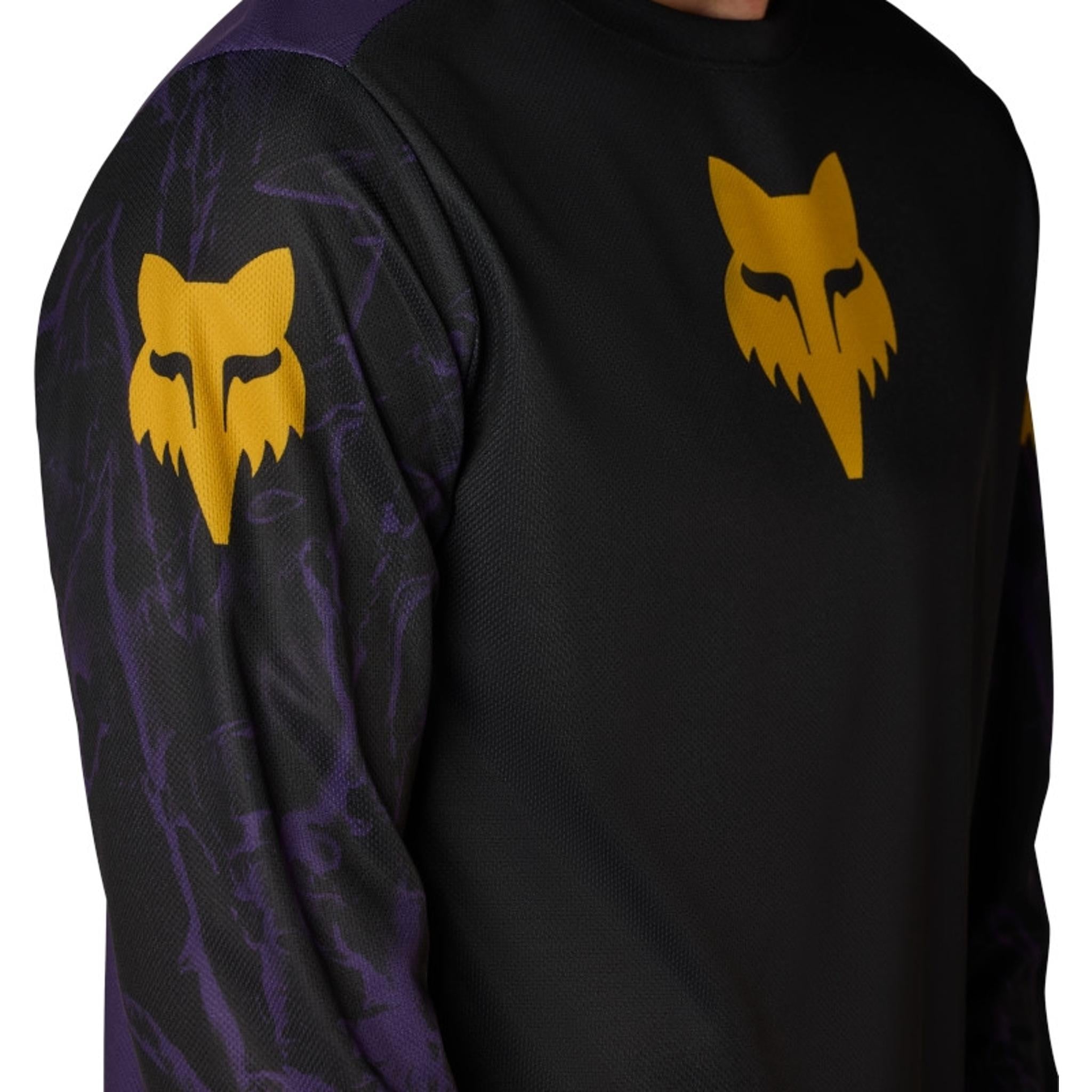 Fox Ranger Long Sleeve MTB Jersey Plum