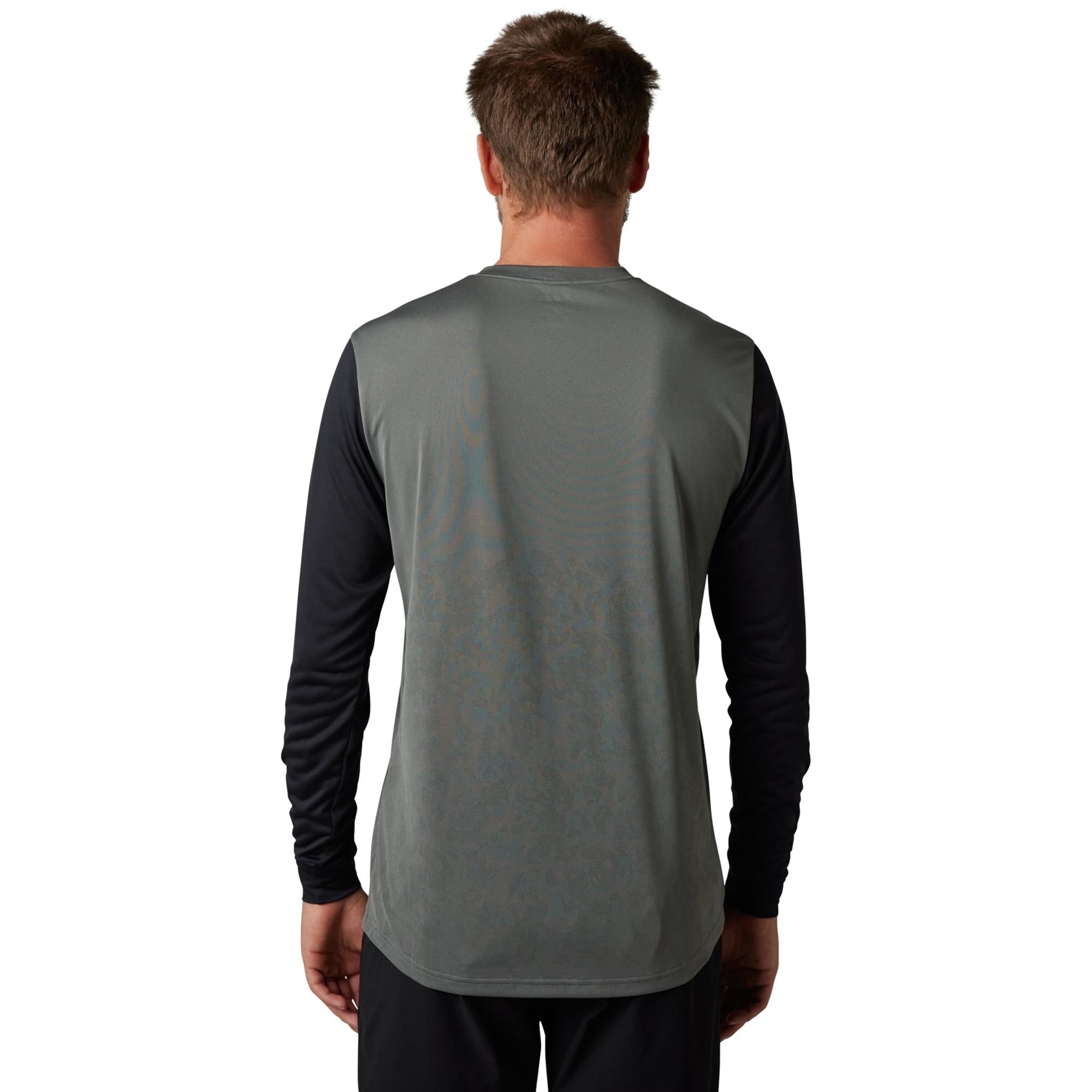 Fox Ranger Tru-Dri Long Sleeve Mens MTB Jersey Pewter