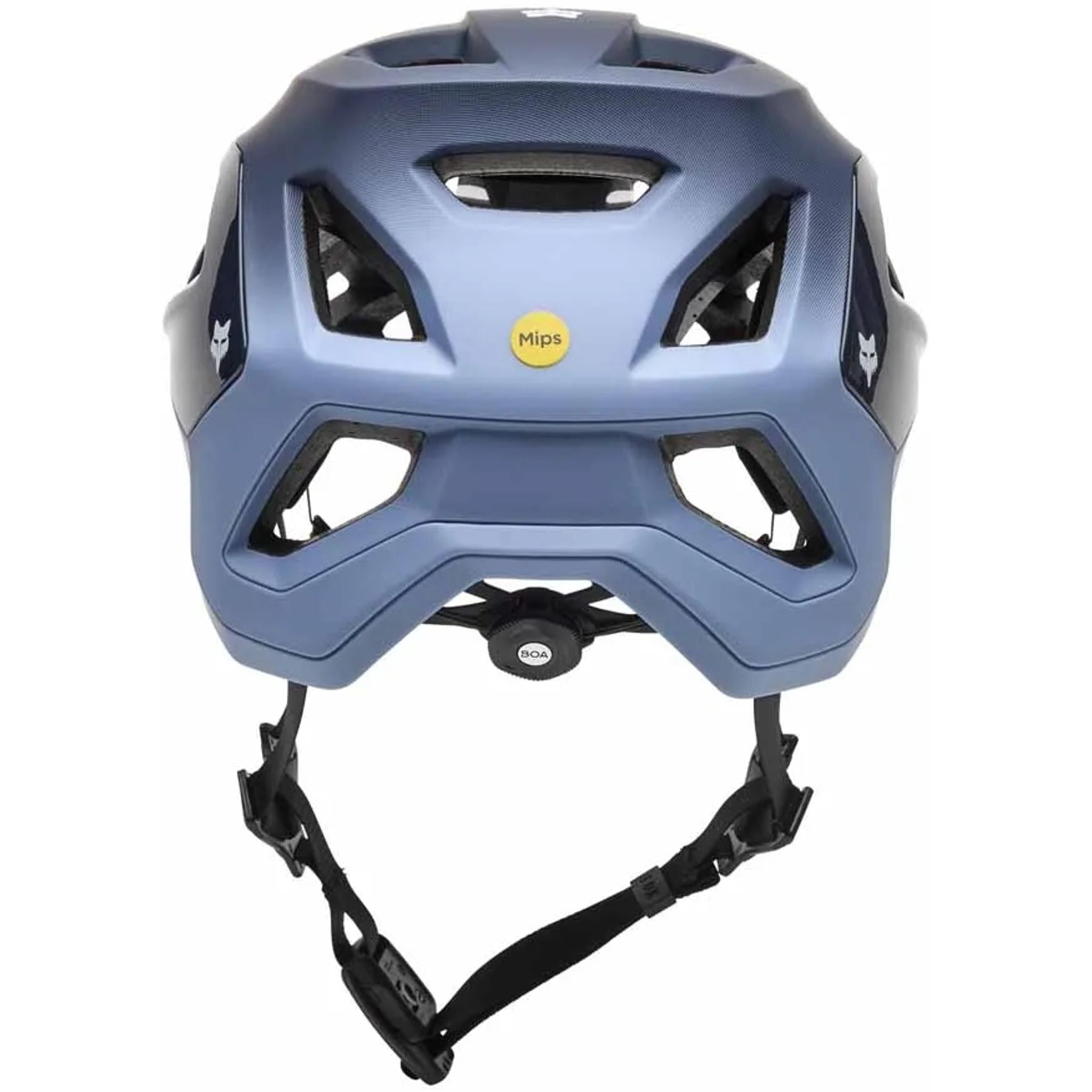 Fox Speedframe Pro Backfade MIPS MTB Helmet Blue/Grey (Small)