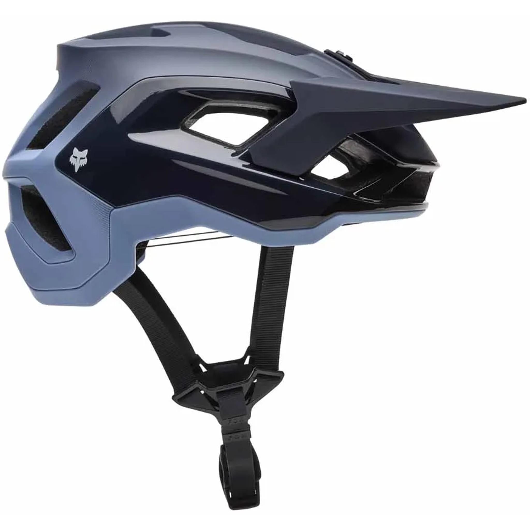 Fox Speedframe Pro Backfade MIPS MTB Helmet Blue/Grey (Small)
