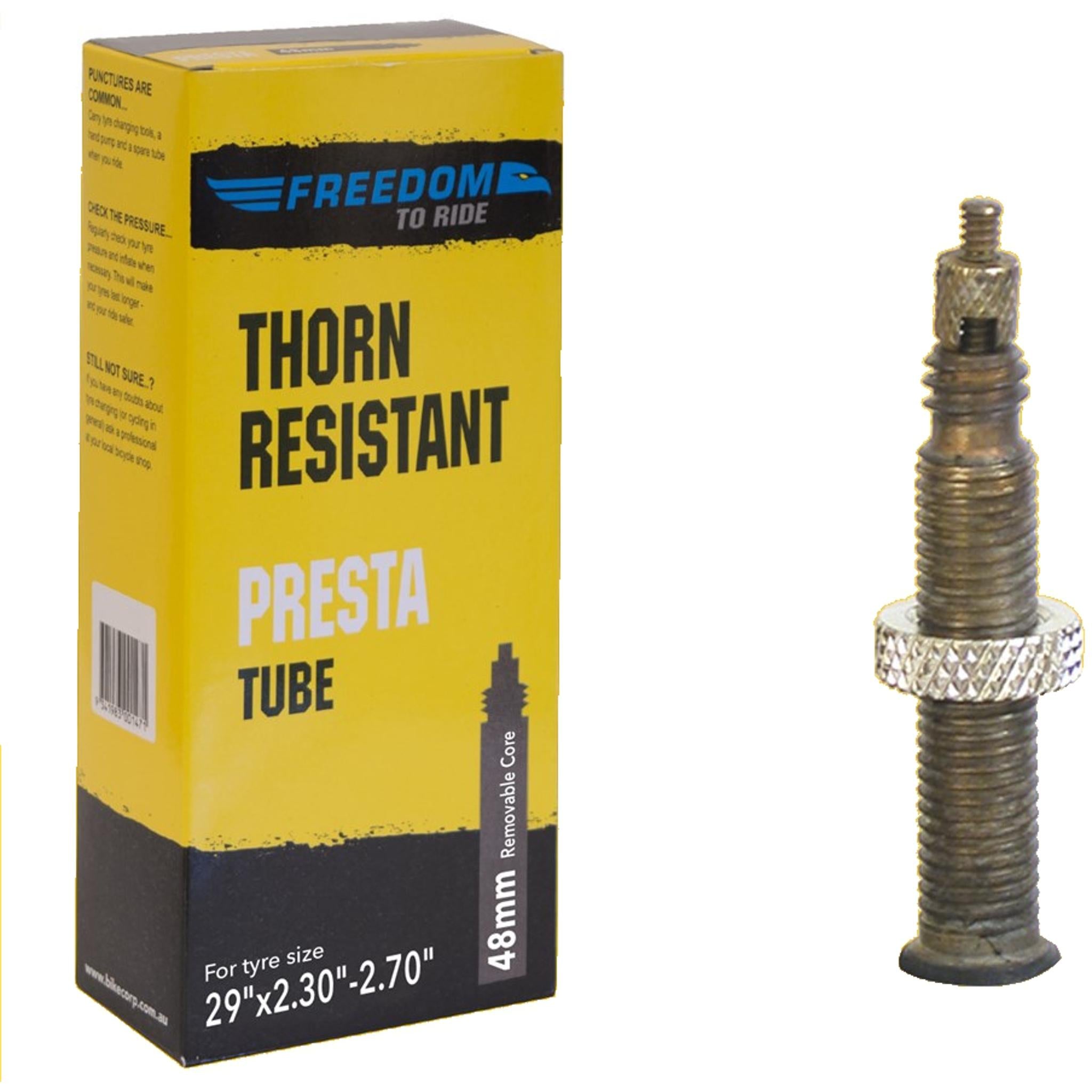 Freedom Thornproof Presta Valve Tube 29 x 2.30-2.70 48mm RVC