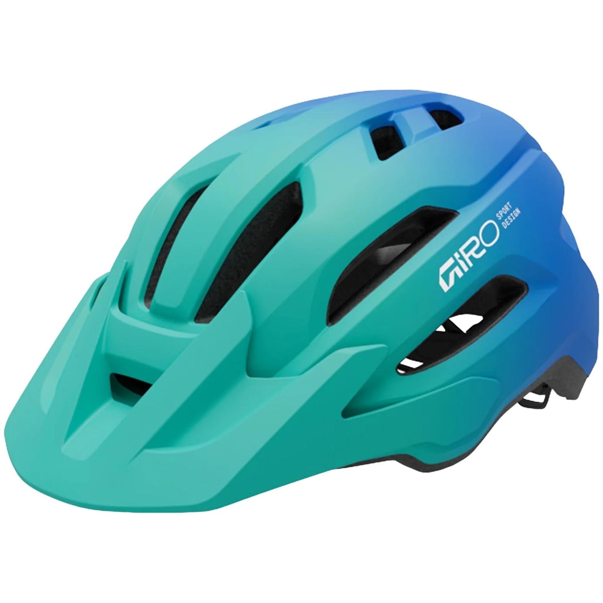 Giro Fixture II Youth MIPS MTB Helmet Aqua Green/Blue Jewel Fade UNI