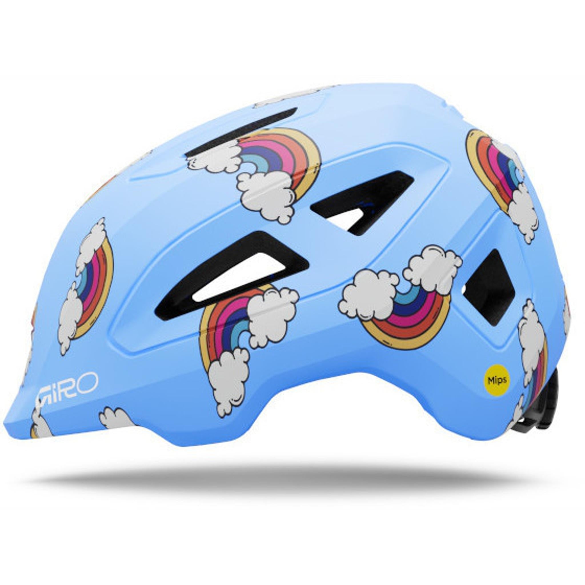 Giro Scamp II Kids Helmet Blue/Rainbows