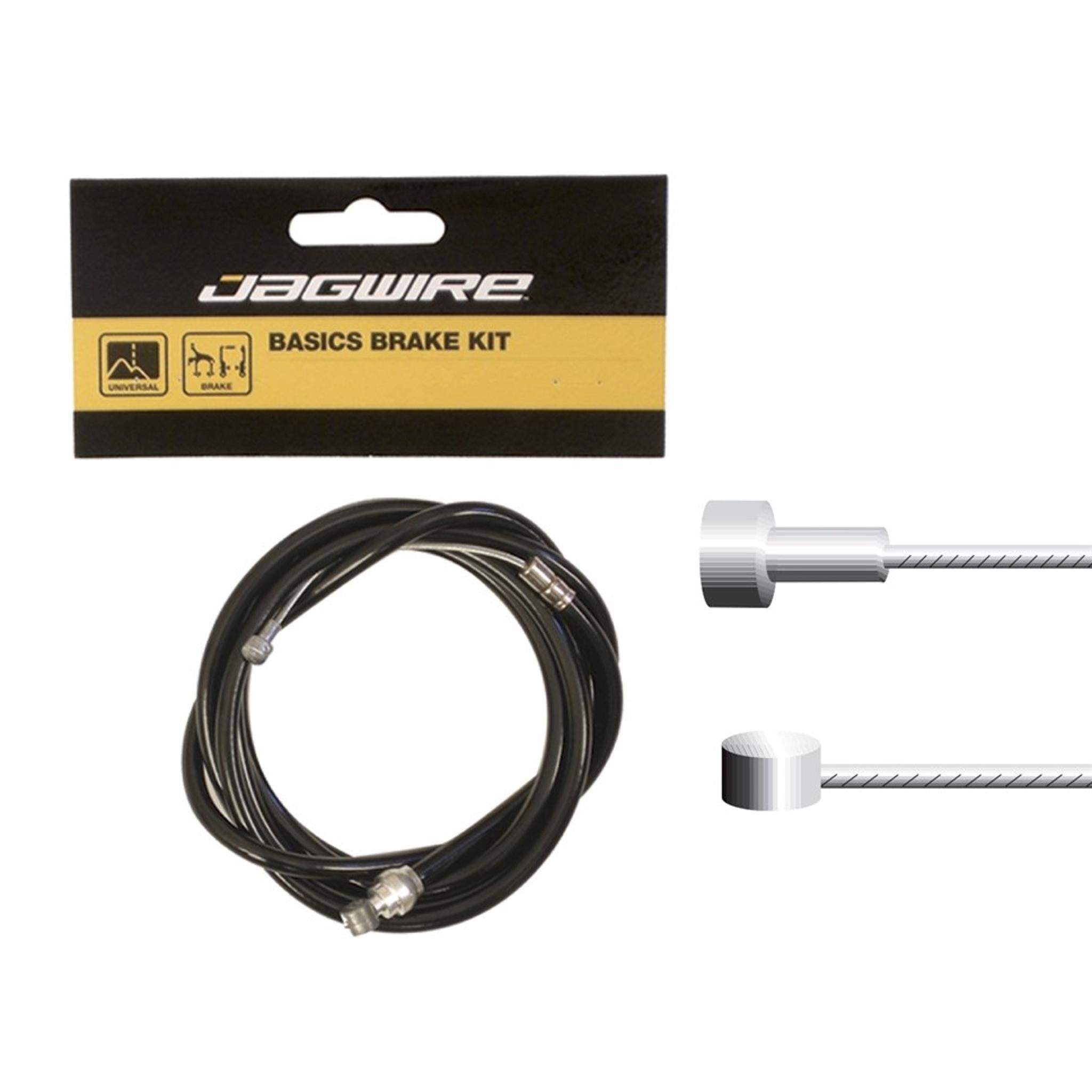 Jagwire Complete Teflon Lined Brake Cable Inner 1650mm Outer 1500mm Black
