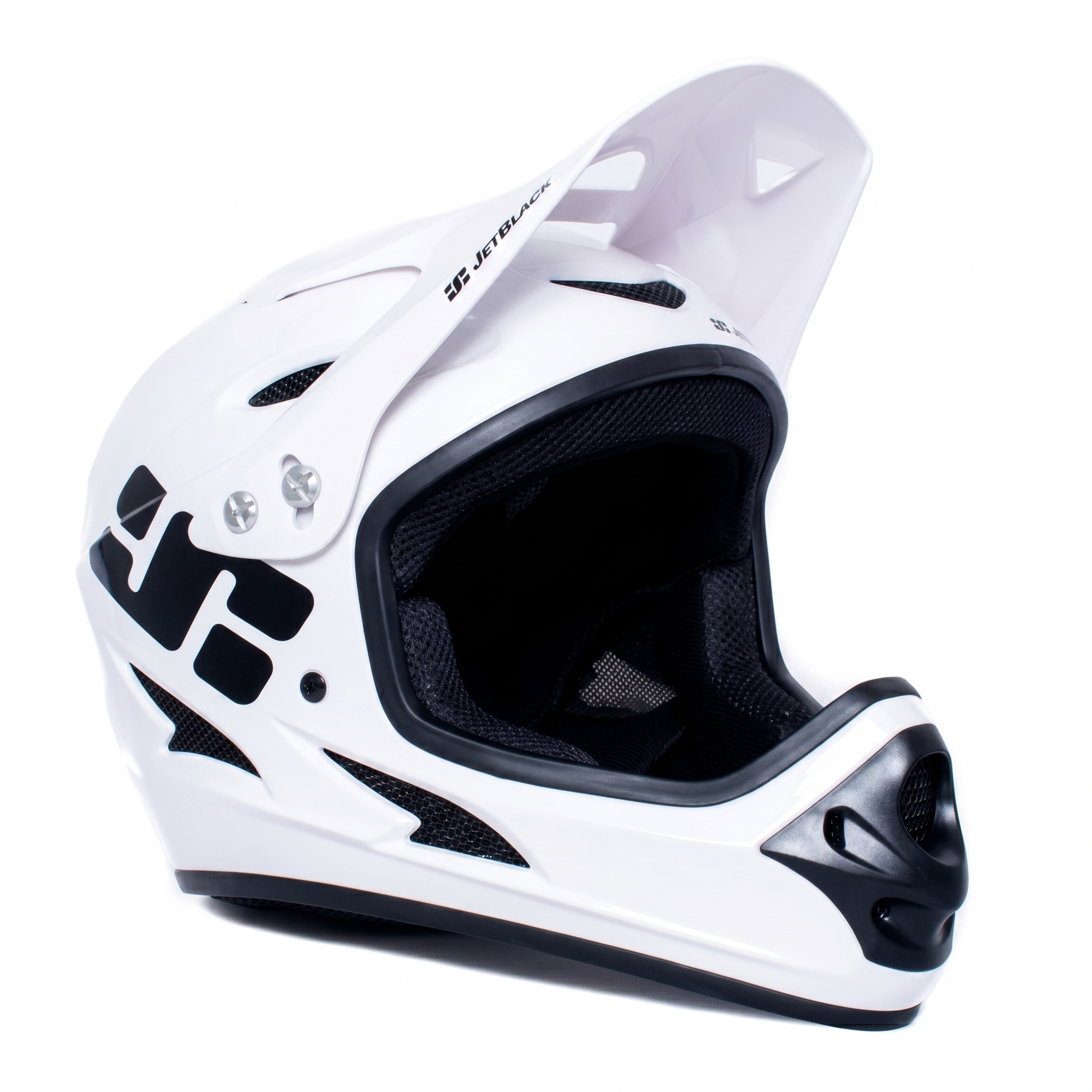 Jetblack Comp 2.0 Fullface Helmet White