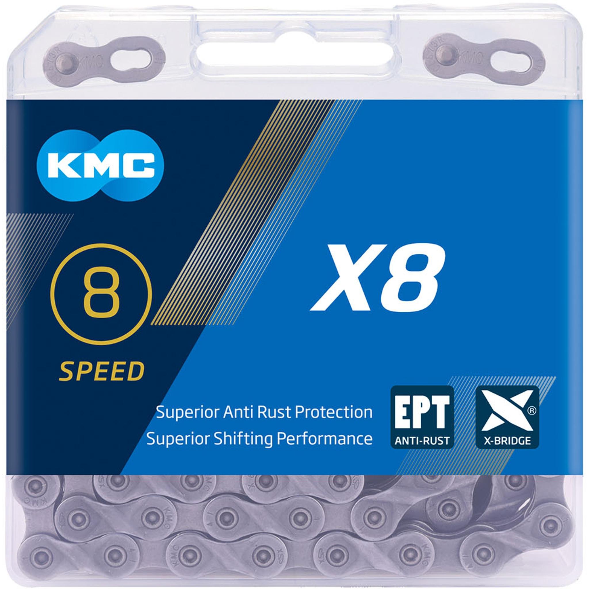 KMC X8 EPT 8-Speed Chain 116L