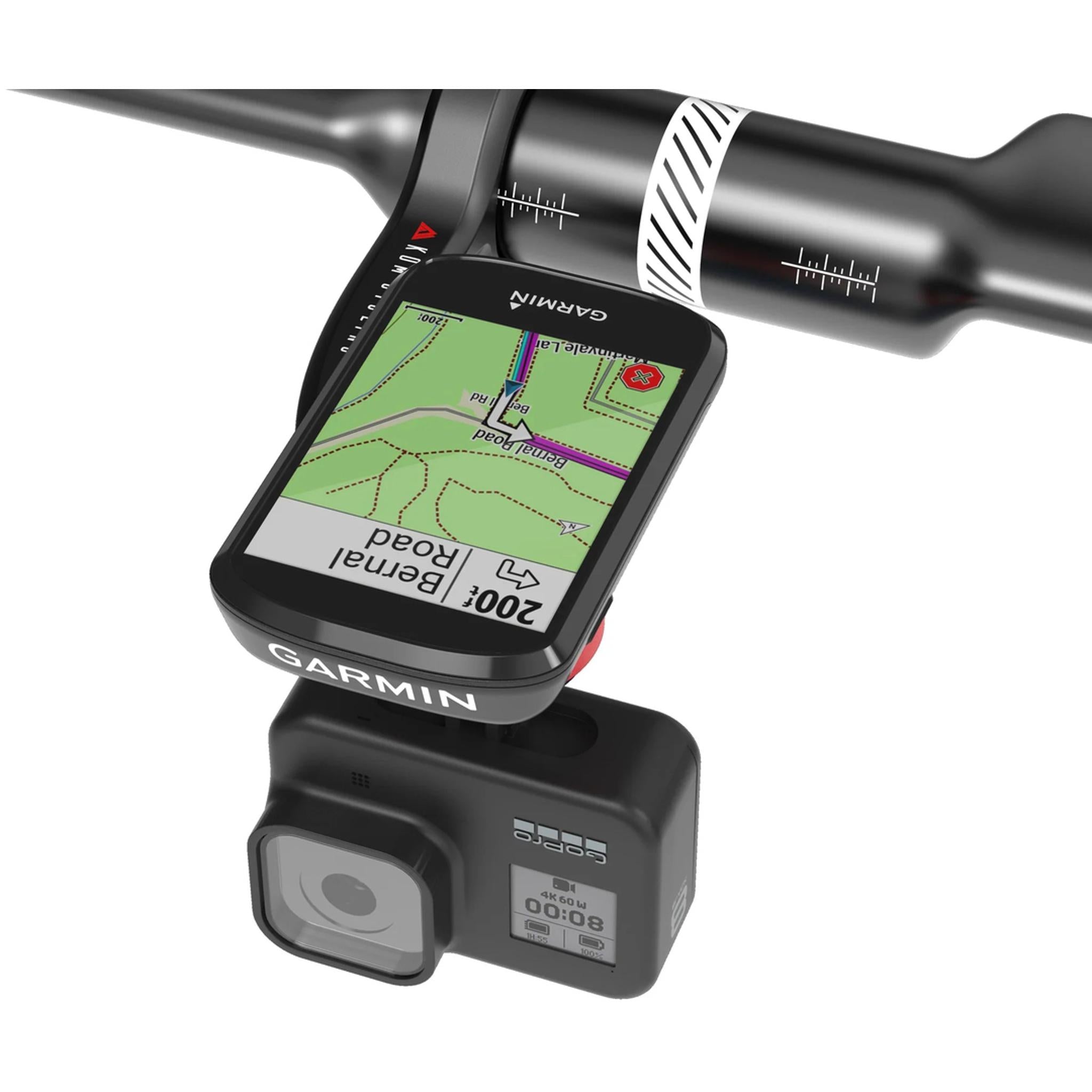 KOM Cycling Stem Computer Mount w/Quick Release for Garmin/Wahoo/GoPro
