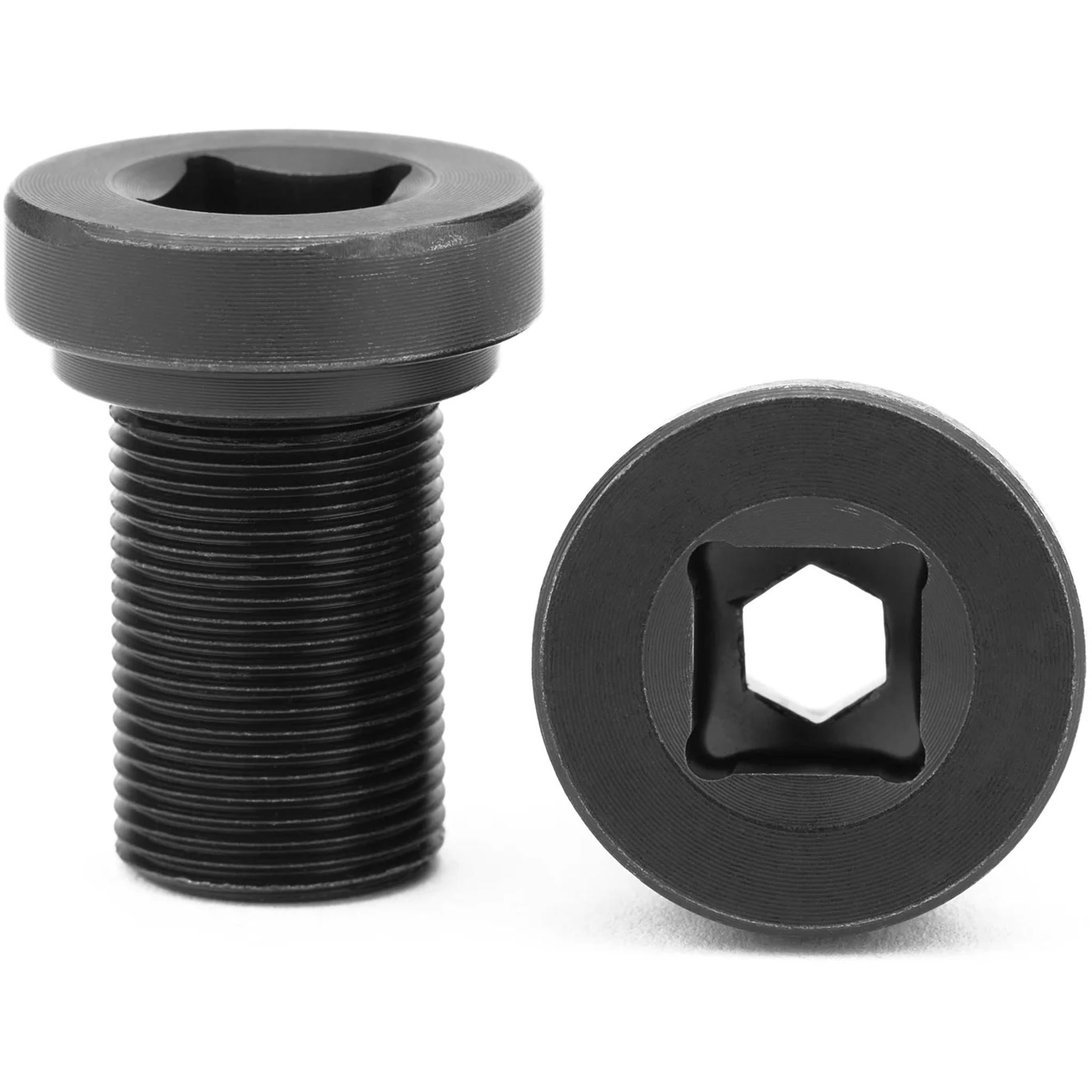 Kink Brace Crank Spindle Bolts Black 22mm