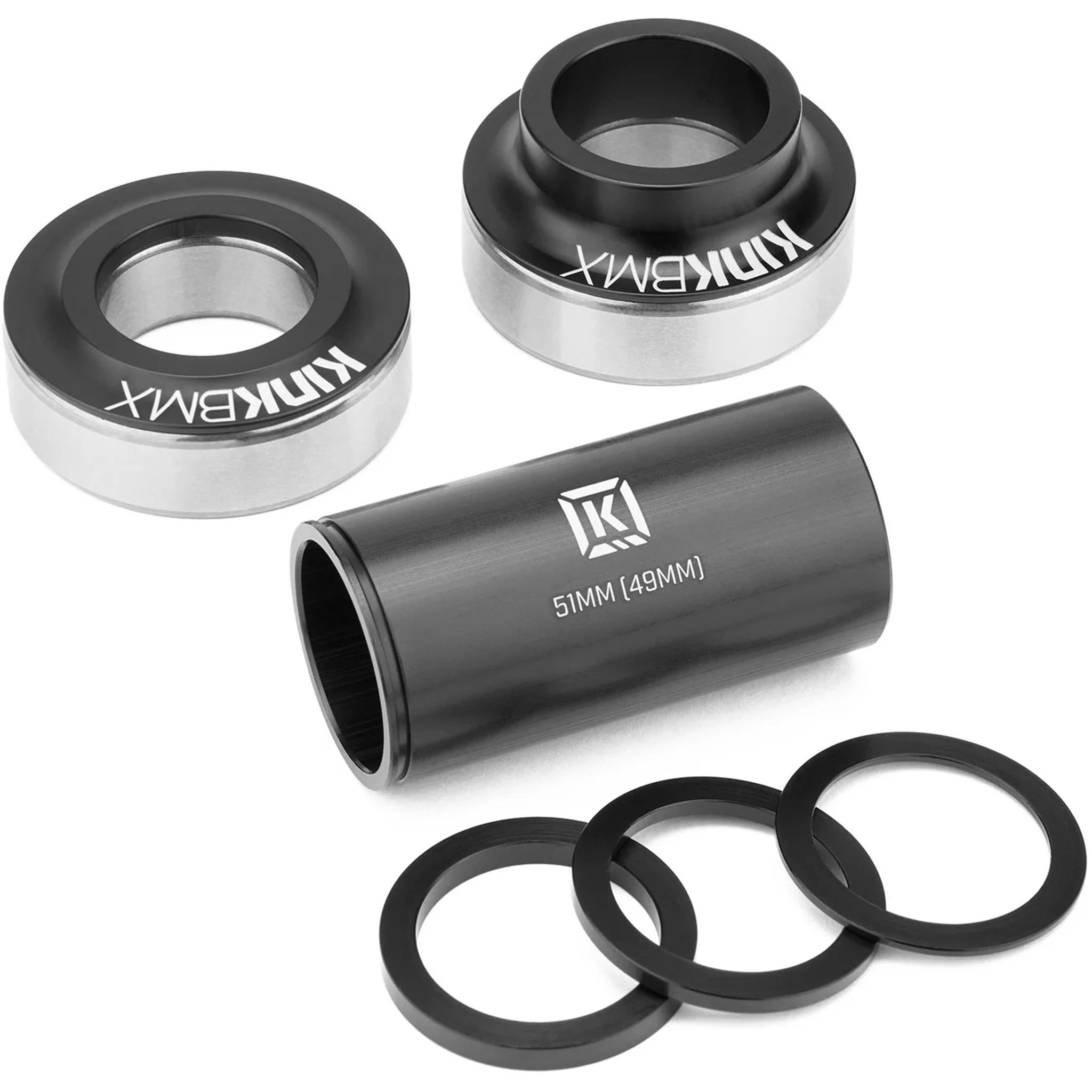 Kink Mid Bottom Bracket Kit 22mm Matte Black