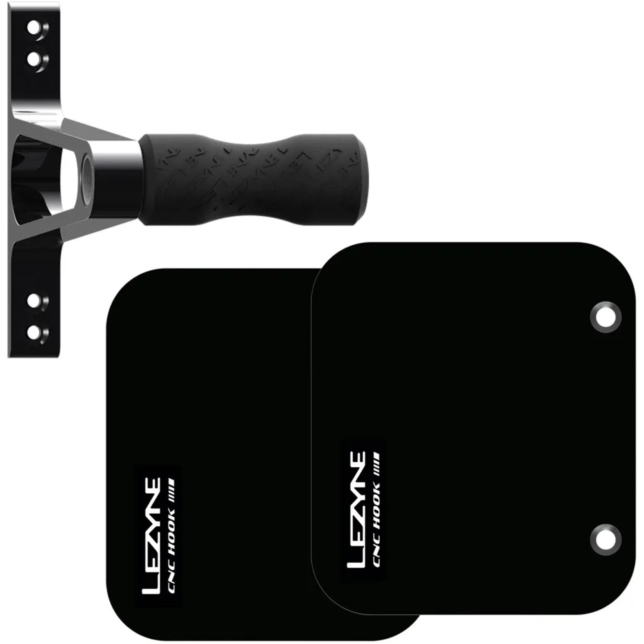 Lezyne CNC Alloy Wall-Mount Bike Wheel Hook
