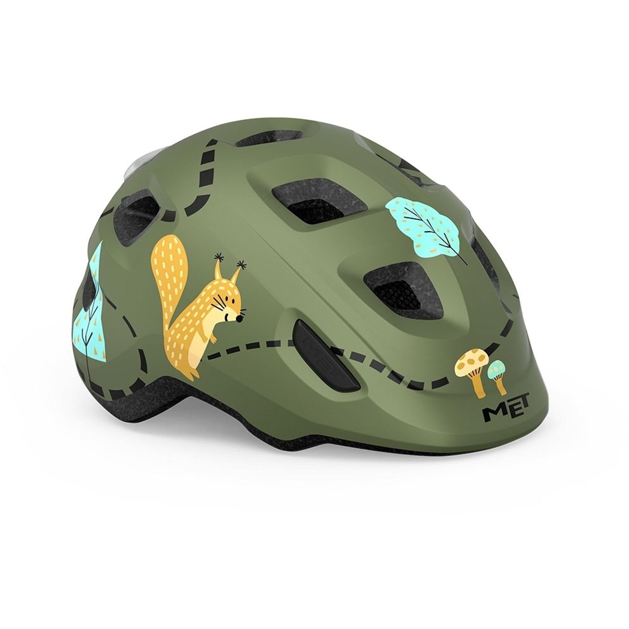 MET Hooray MIPS Kids Helmet Green Forest