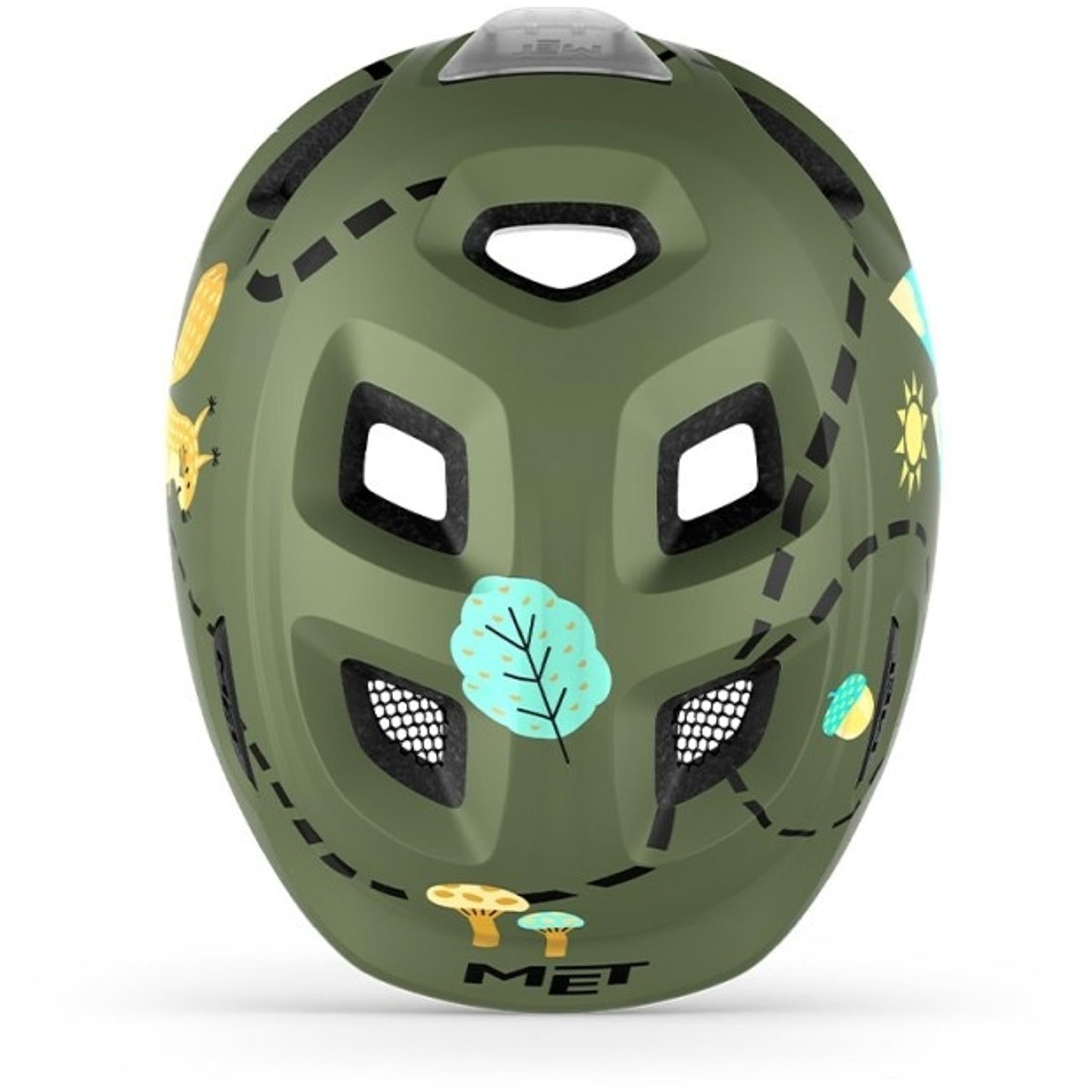 MET Hooray MIPS Kids Helmet Green Forest