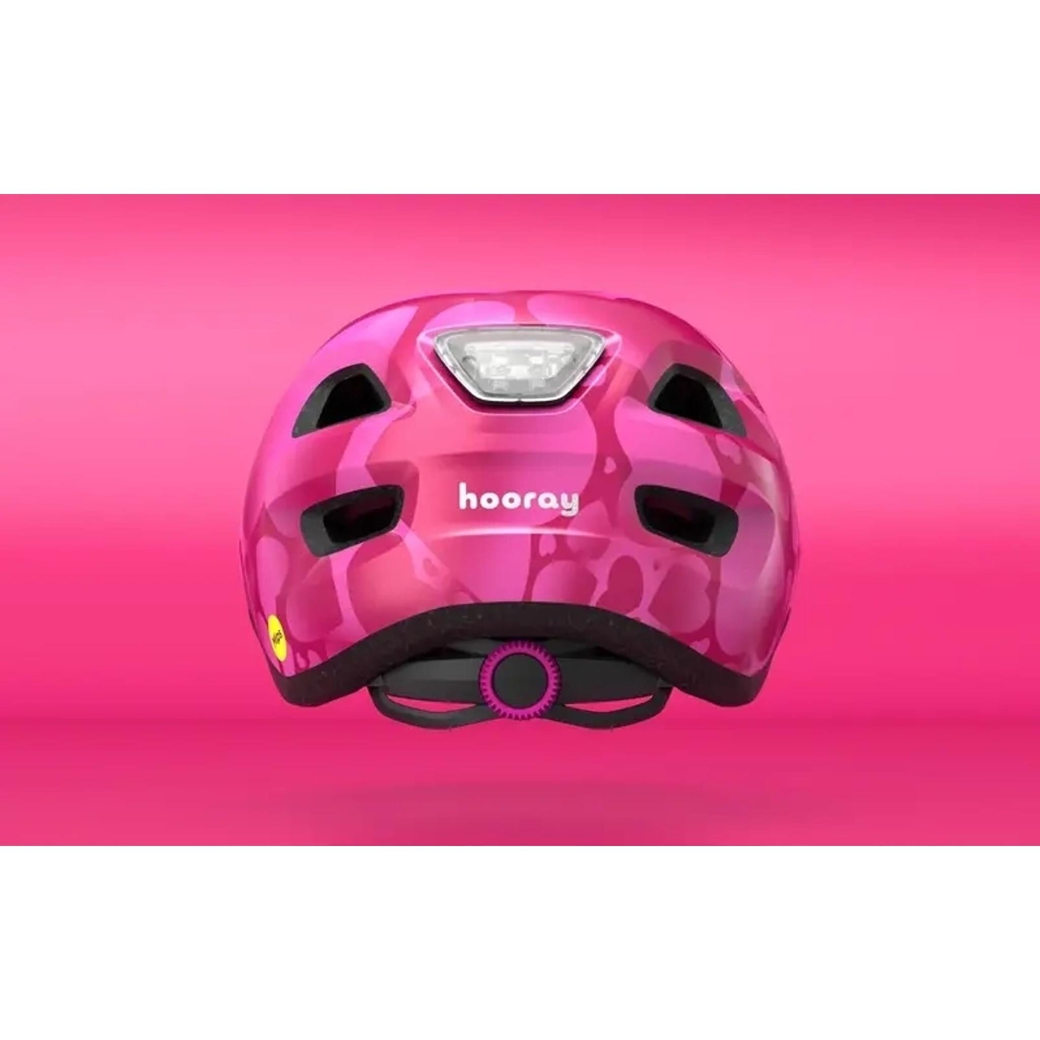 MET Hooray MIPS Kids Helmet Pink Hearts