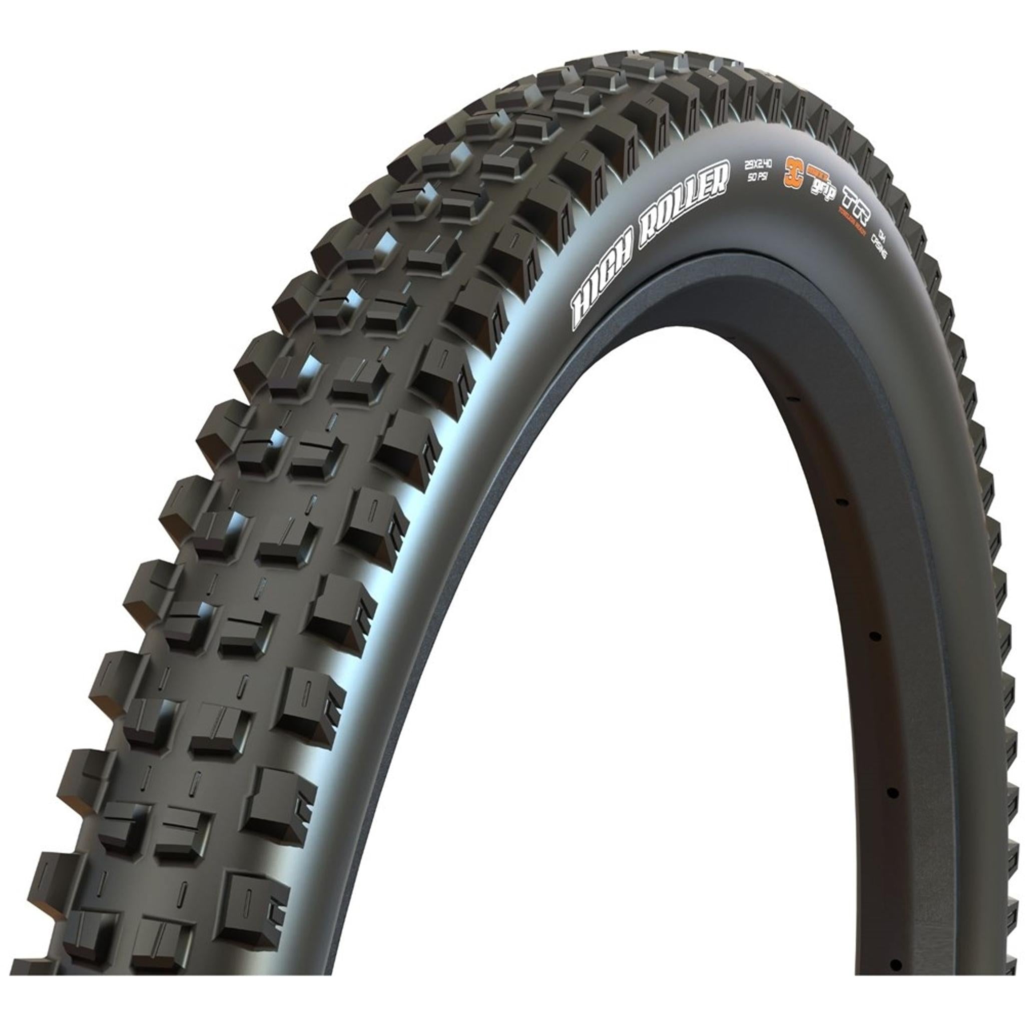 Maxxis High Roller III Folding MTB Tyre 27.5x2.4'' 2x60TPI DH 3C MaxxGrip TR
